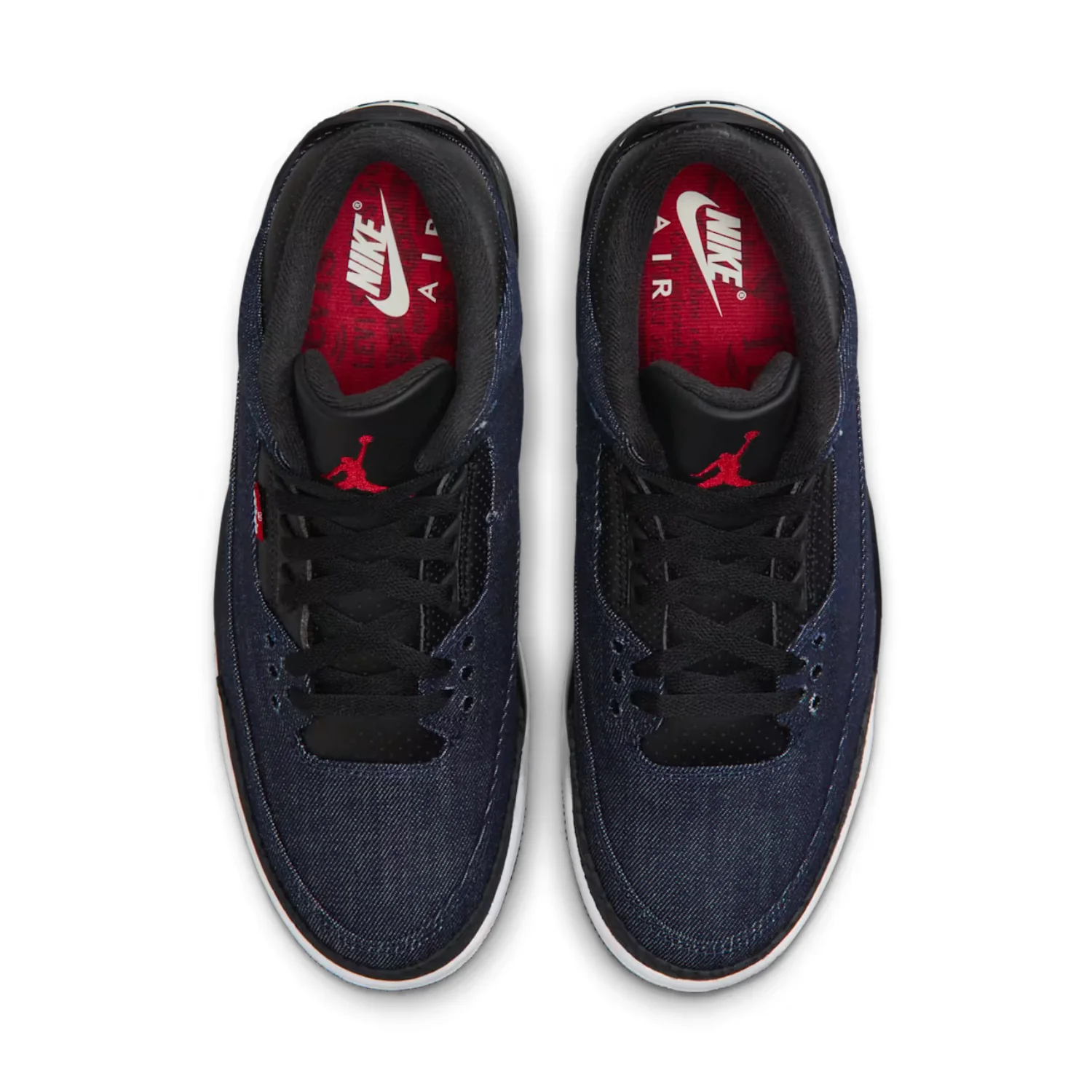 AIR JORDAN 3 X LEVIS "INDIGO AND GYM RED" - Image 6