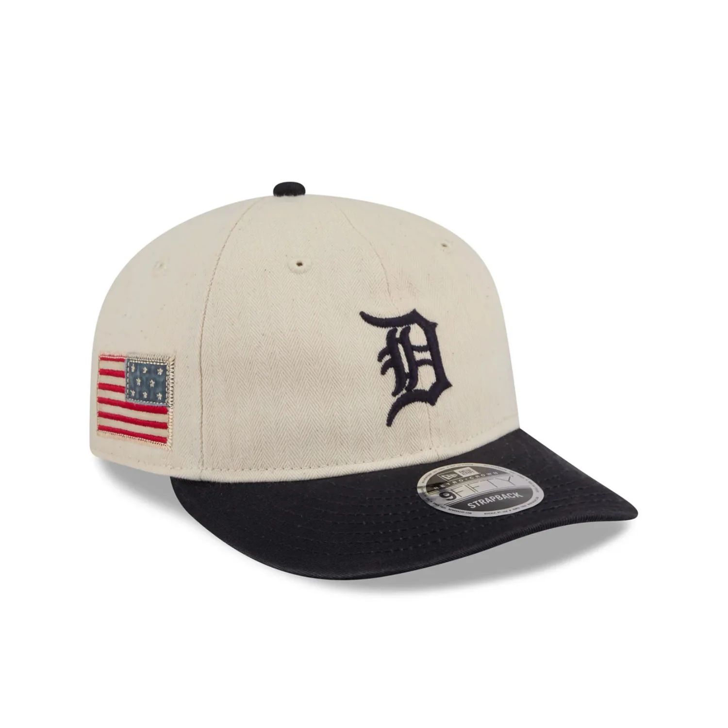 AMERICAN HERRINGBONE 9FIFTY RETRO CROWN SNAPBACK CAP - DETROIT TIGERS - Image 3