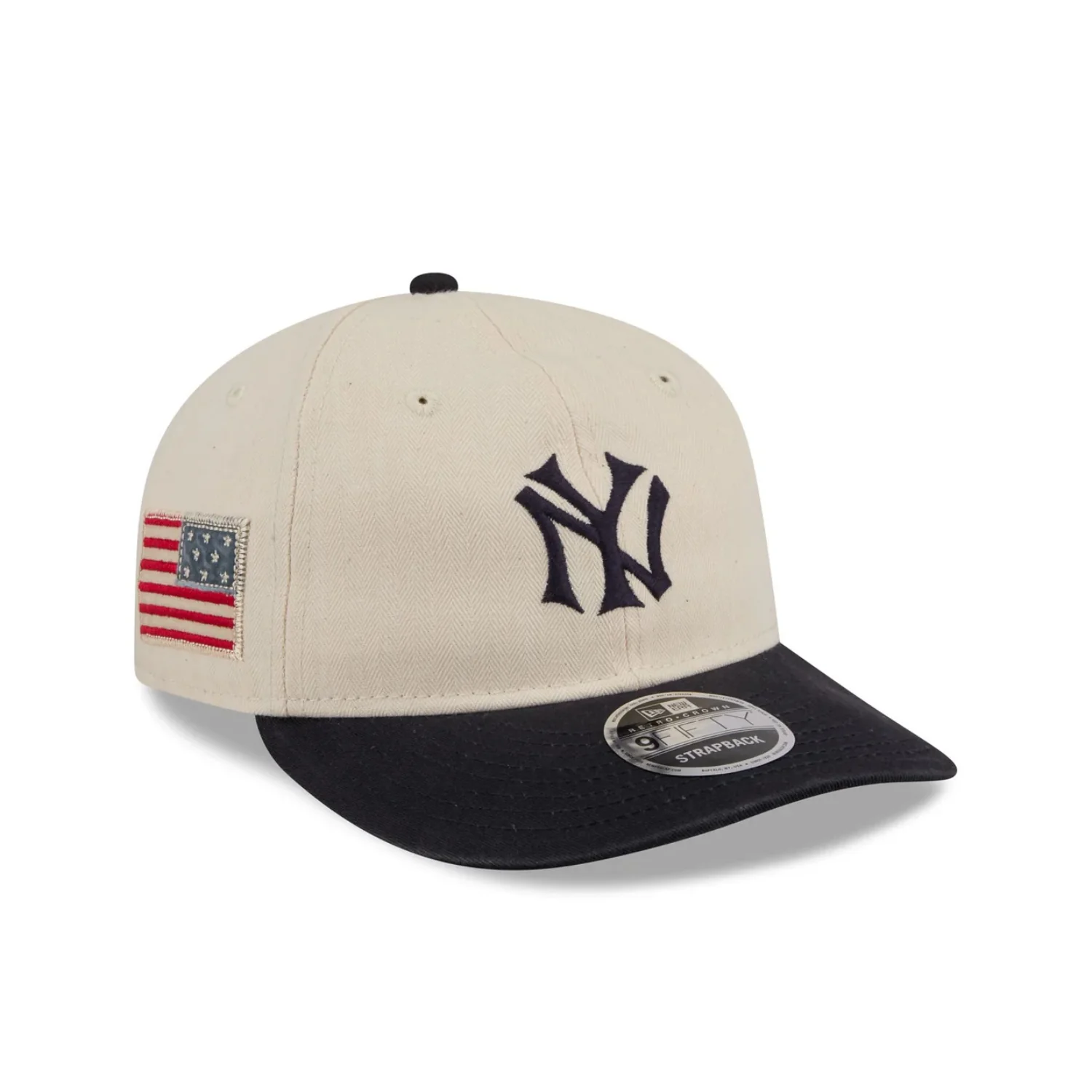 AMERICAN HERRINGBONE 9FIFTY RETRO CROWN SNAPBACK CAP - NEW YORK YANKEES - Image 3
