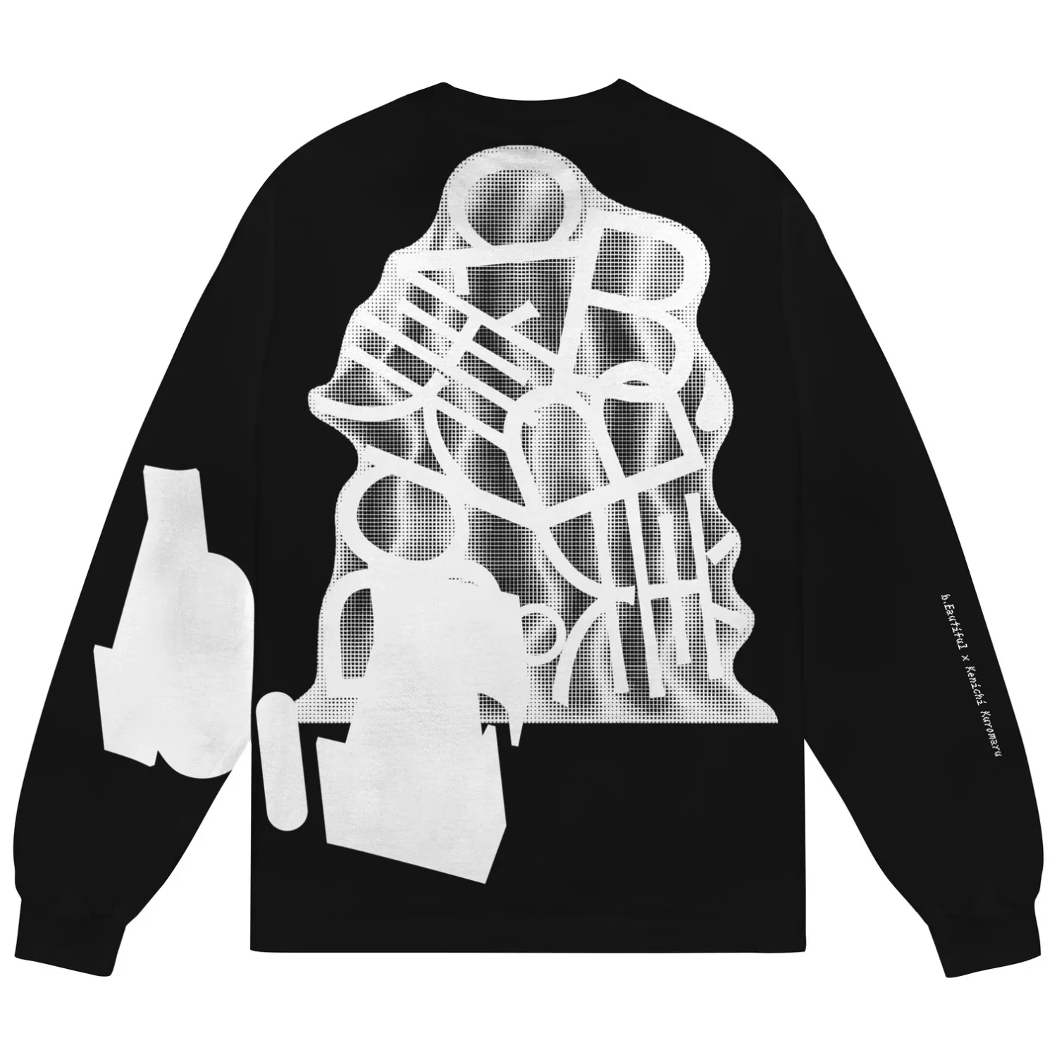 B.EAUTIFUL X KENICHI KUROMARU NET LS SHIRT - Image 2
