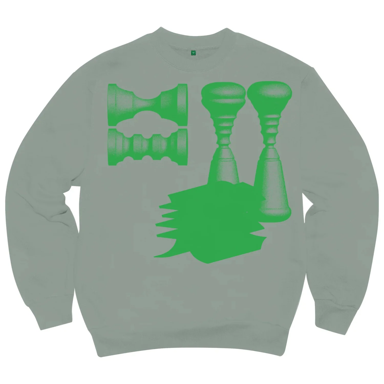 B.EAUTIFUL X KENICHI KUROMARU SHADOW CREWNECK SWEATSHIRT