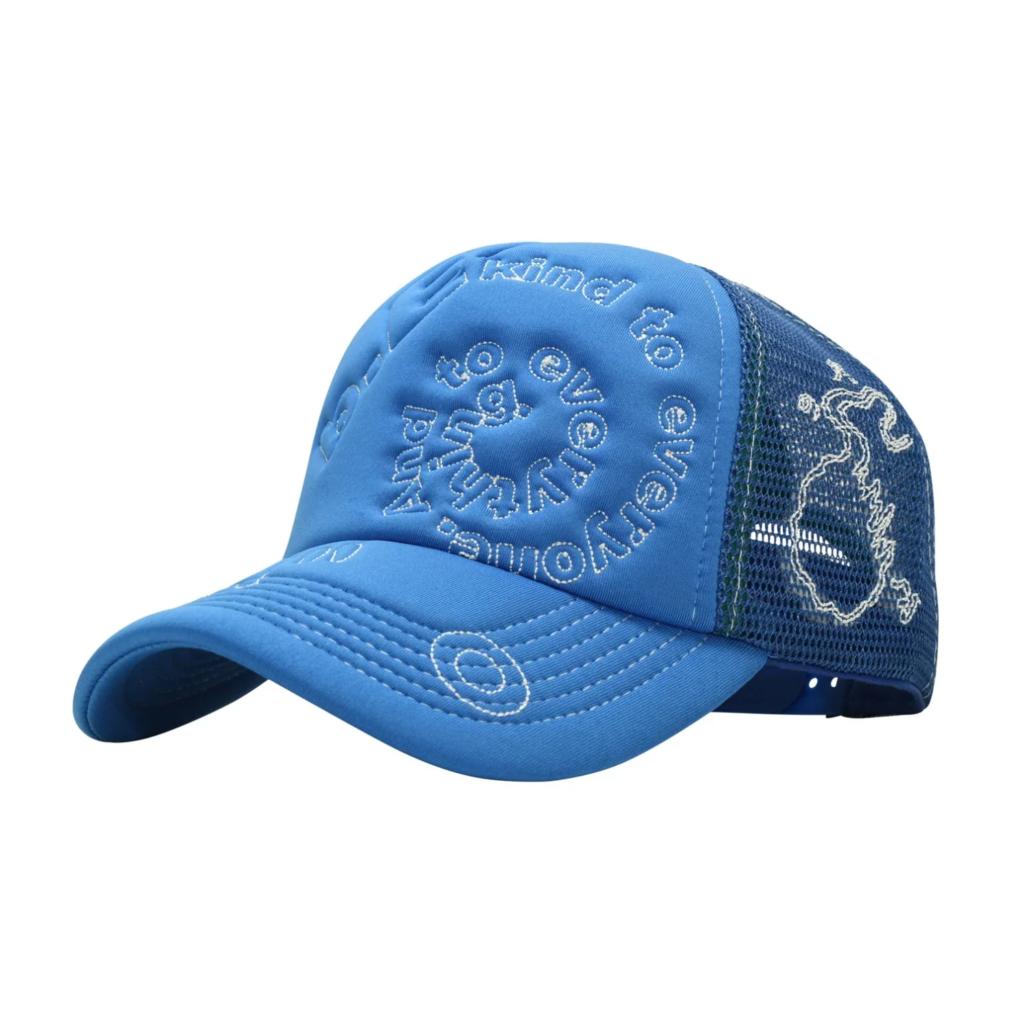 B.I FOAM TRUCKER HAT - BEACH BLUE - Image 2