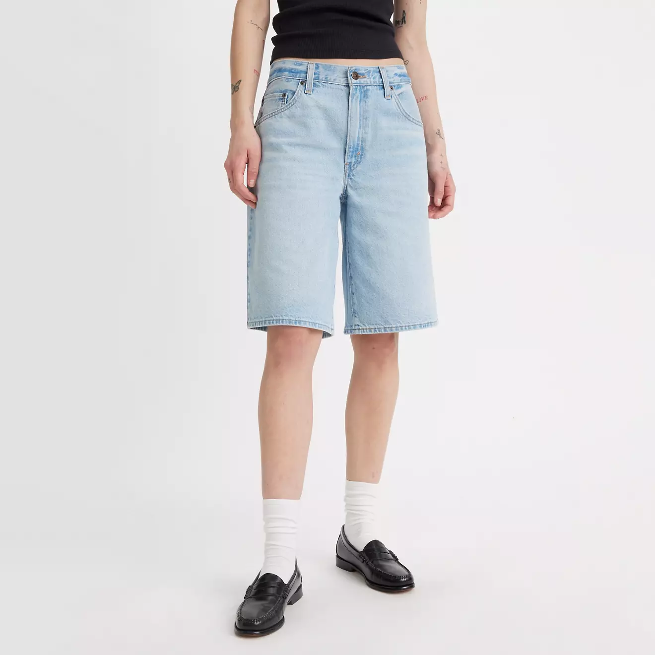W BAGGY DAD JORT - Image 4