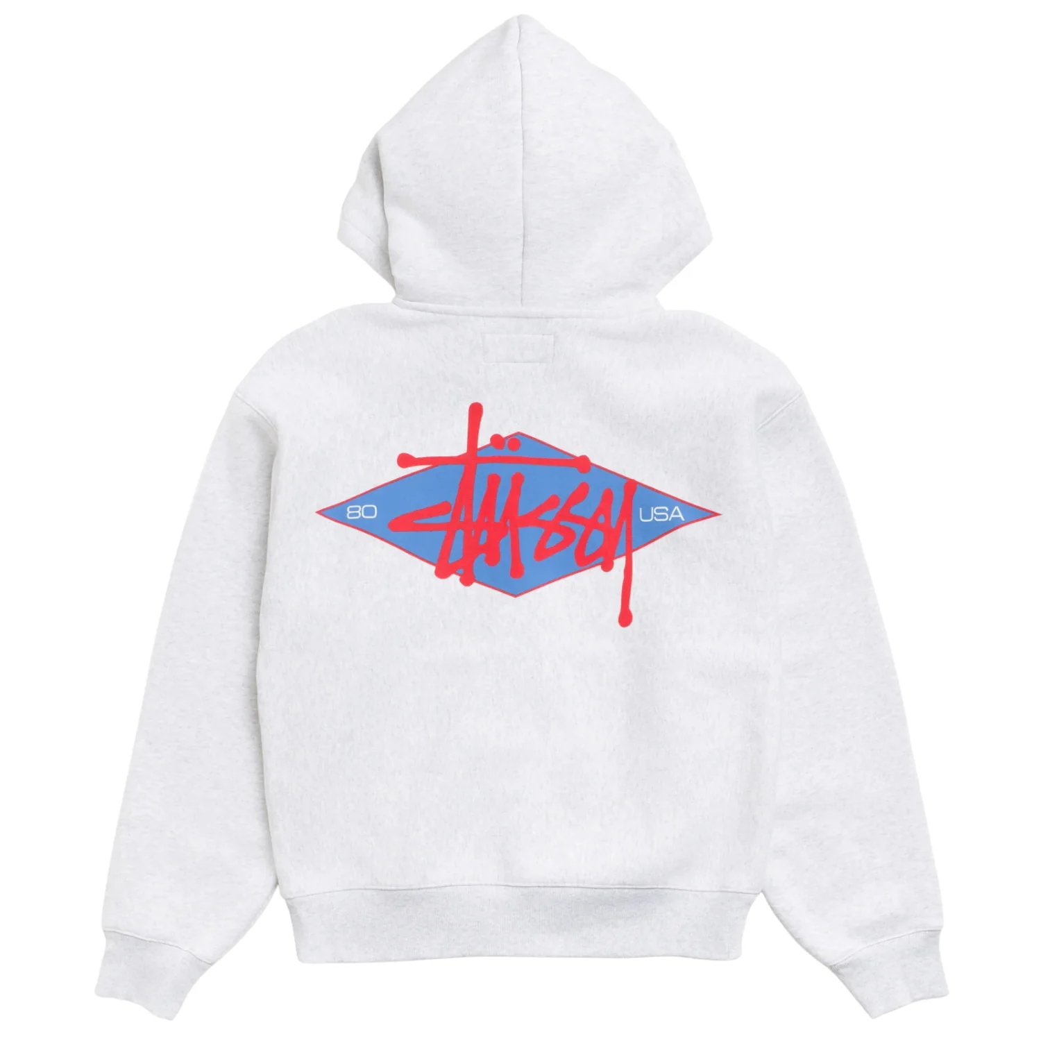 BASIC DIAMOND ZIP HOODIE - Image 2