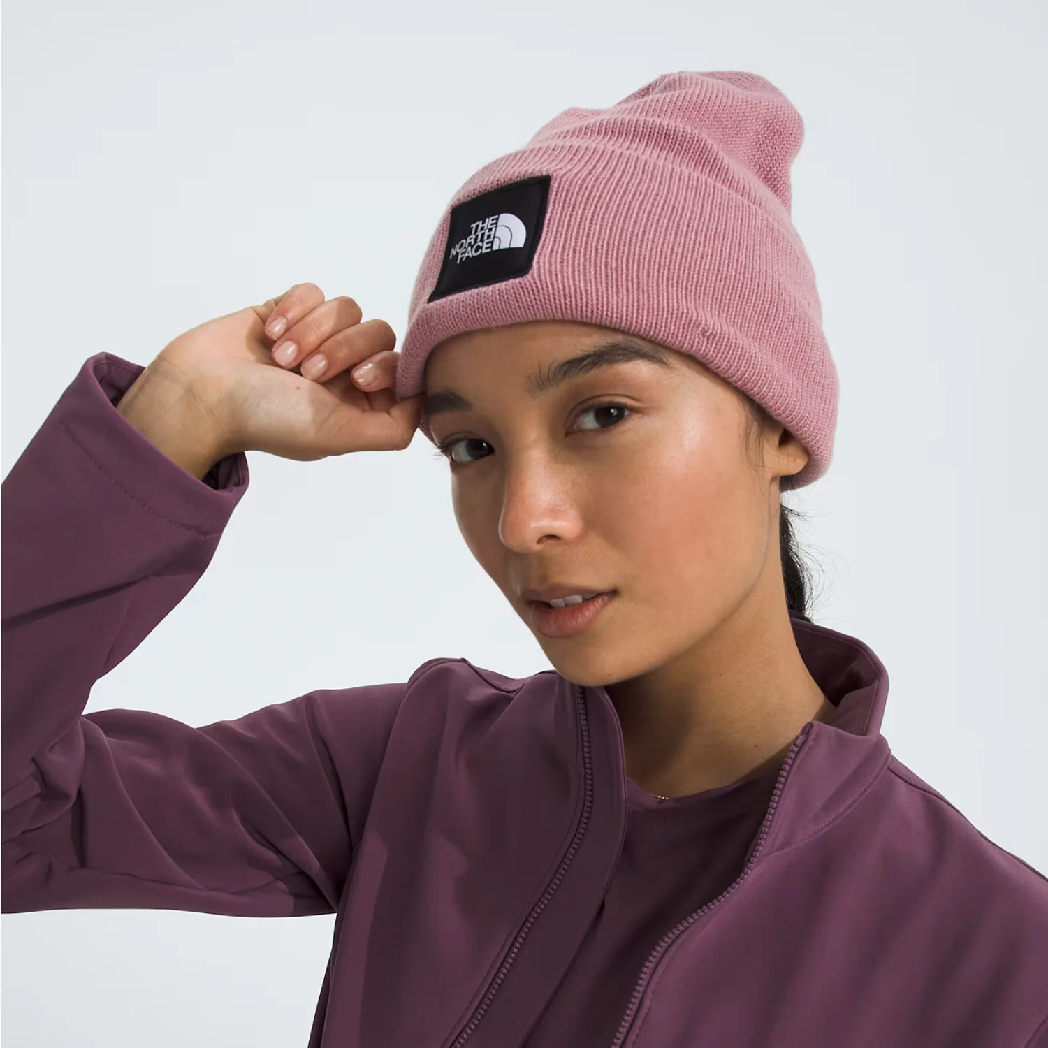 BIG BOX BEANIE - MAUVE - Image 2