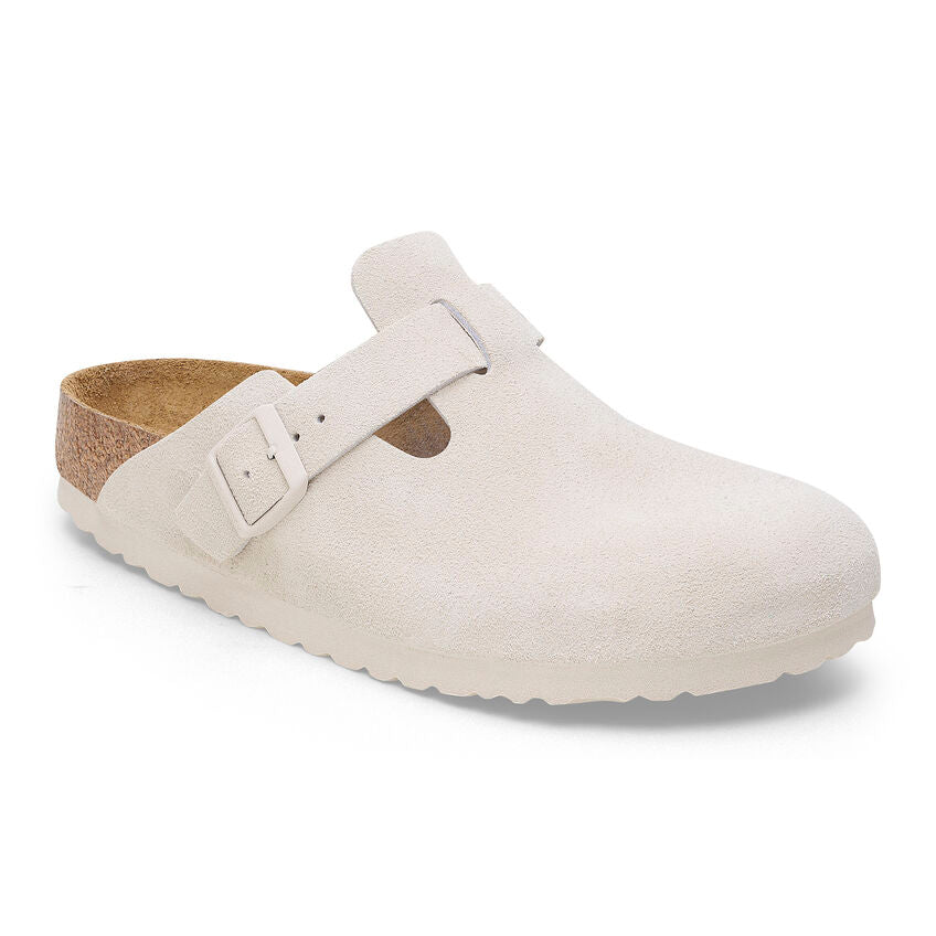W BOSTON SOFT FOOTBED SUEDE NARROW