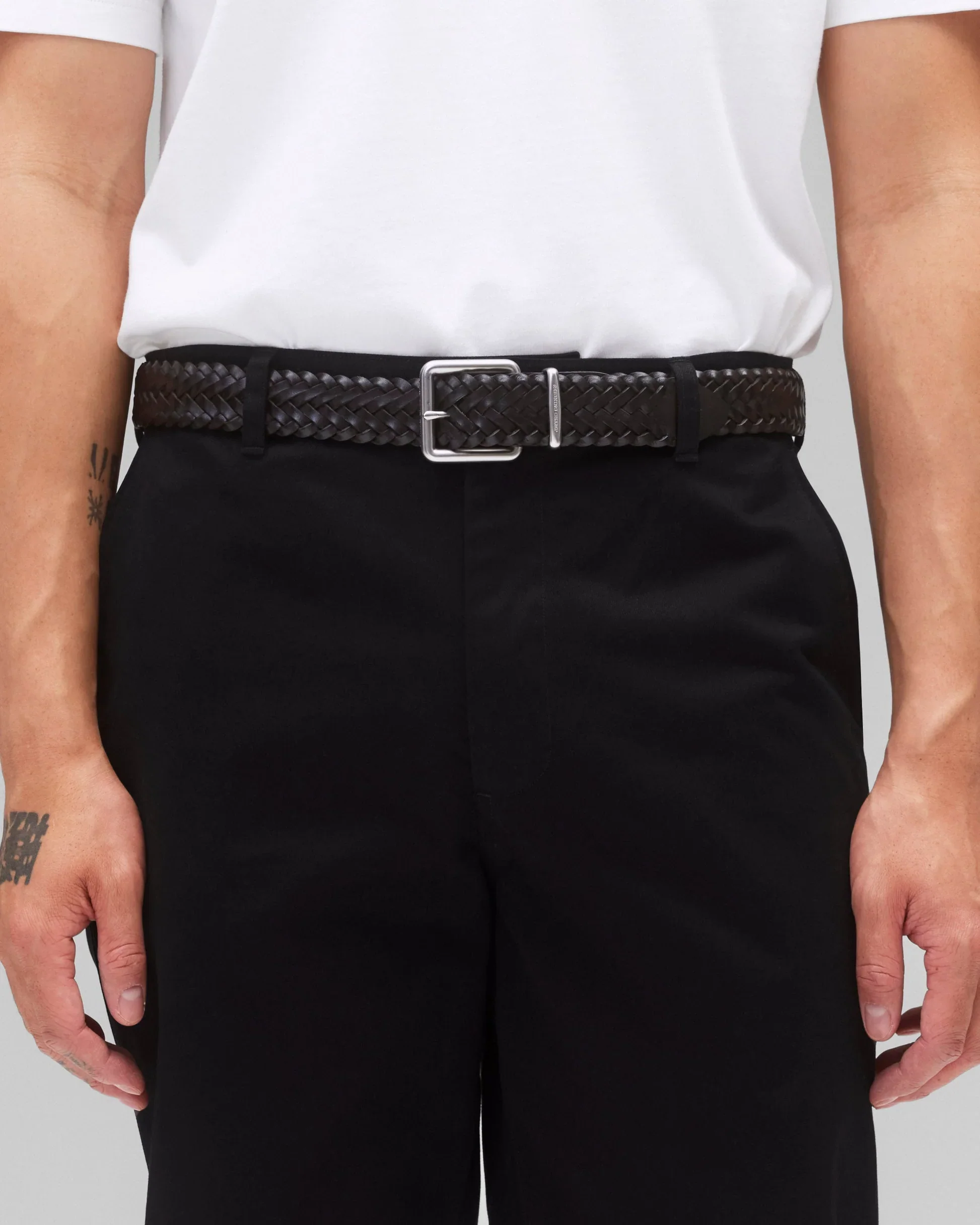 BRAIDED LEATHER BELT - Image 2