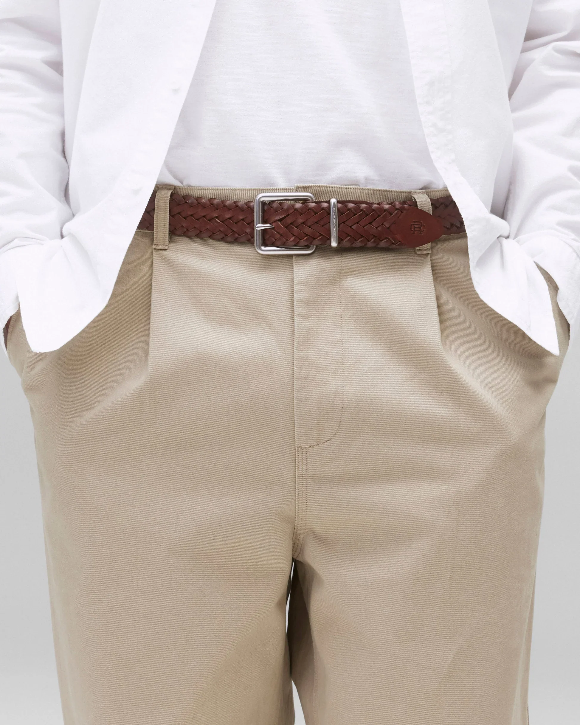 BRAIDED LEATHER BELT - Image 2