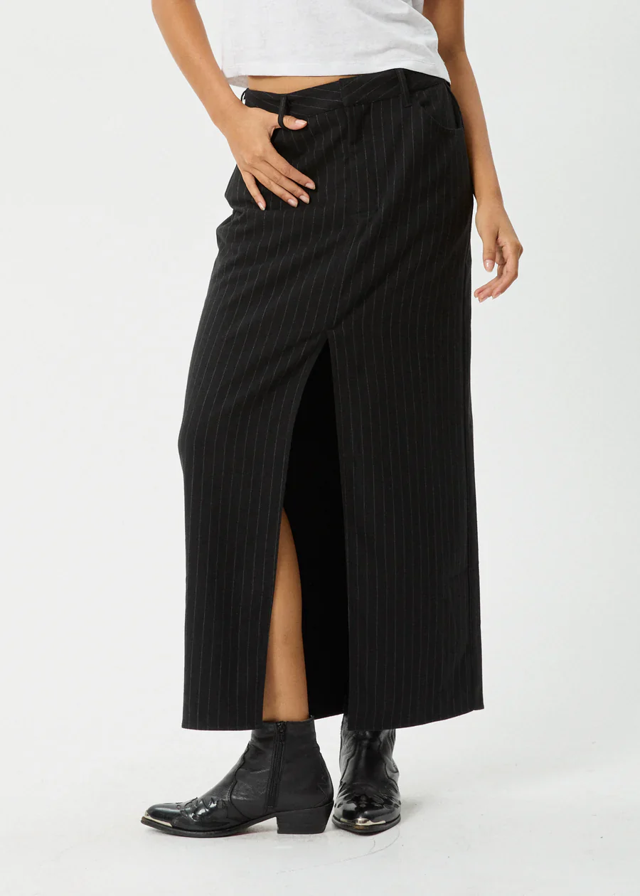 BUSINESS SPLIT MAXI SKIRT - Image 4