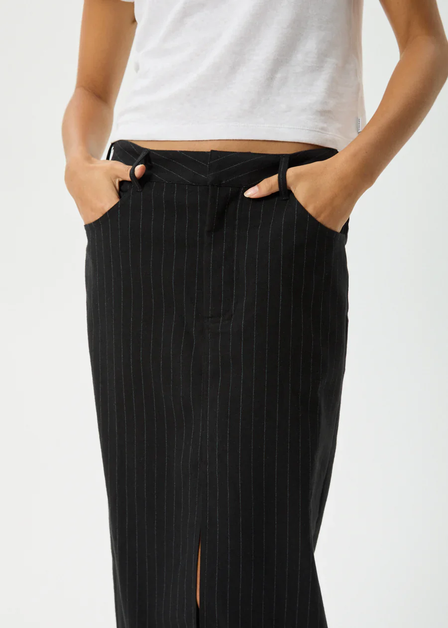 BUSINESS SPLIT MAXI SKIRT - Image 8