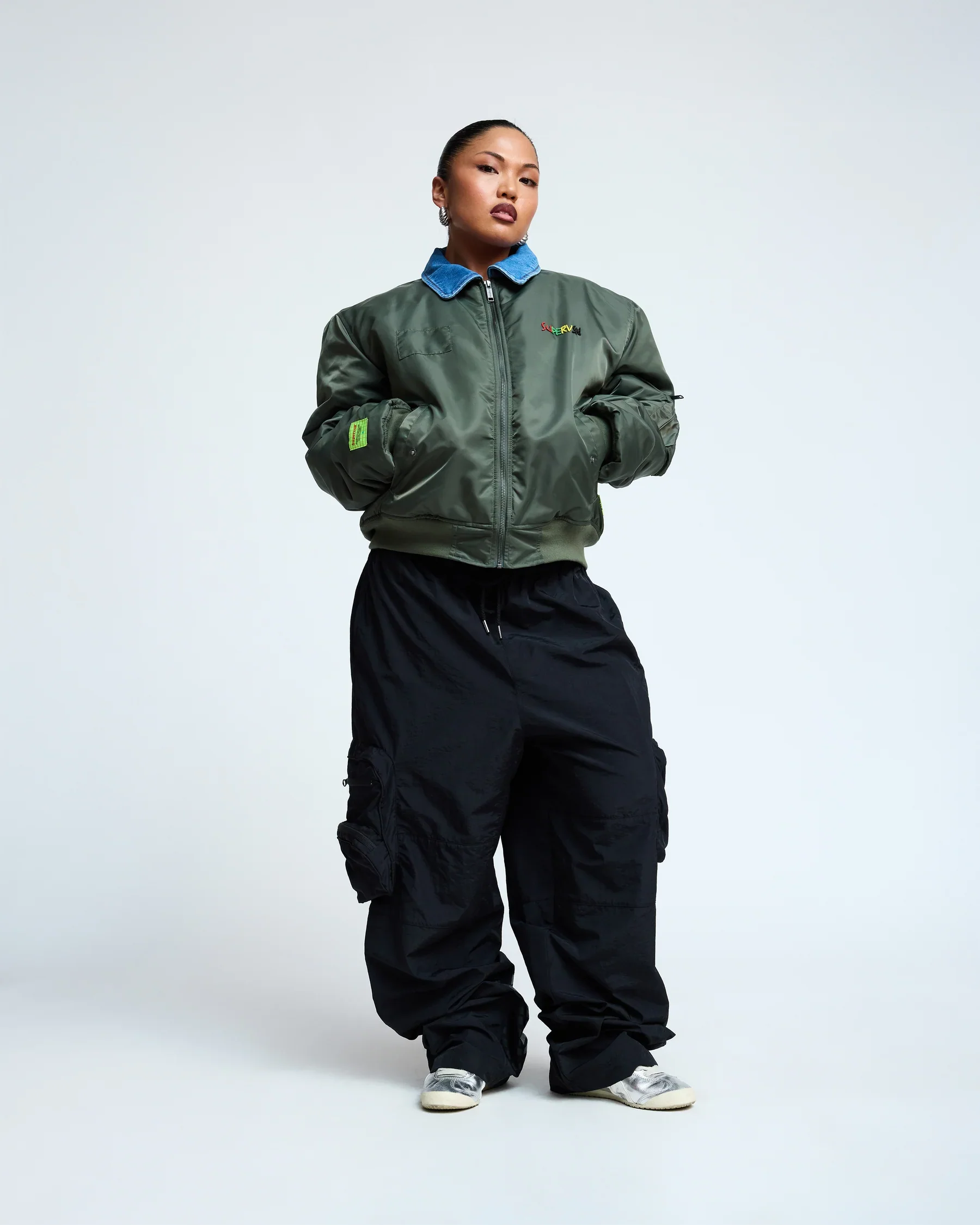 CONTRAST FLIGHT JACKET - Image 2