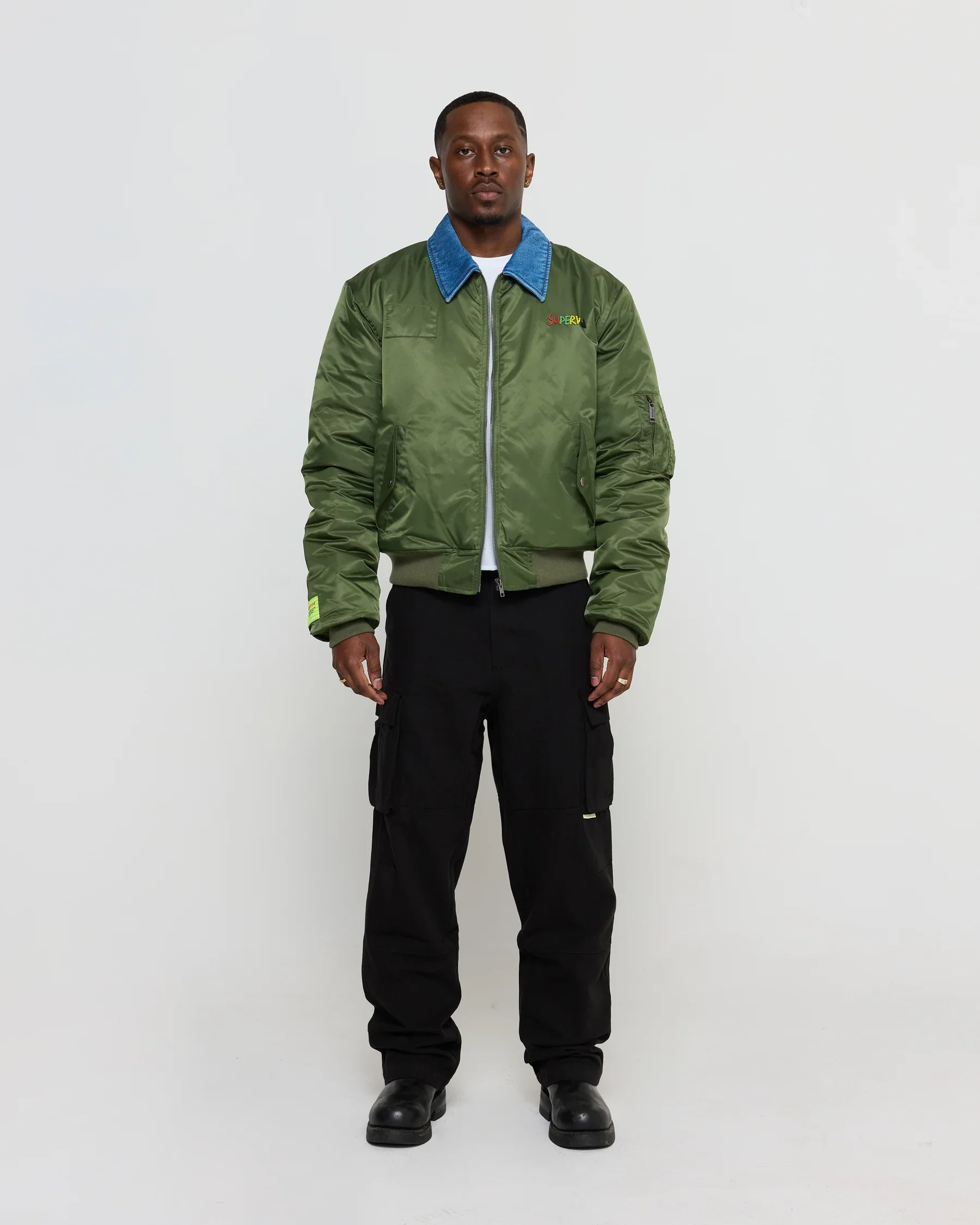 CONTRAST FLIGHT JACKET - Image 3