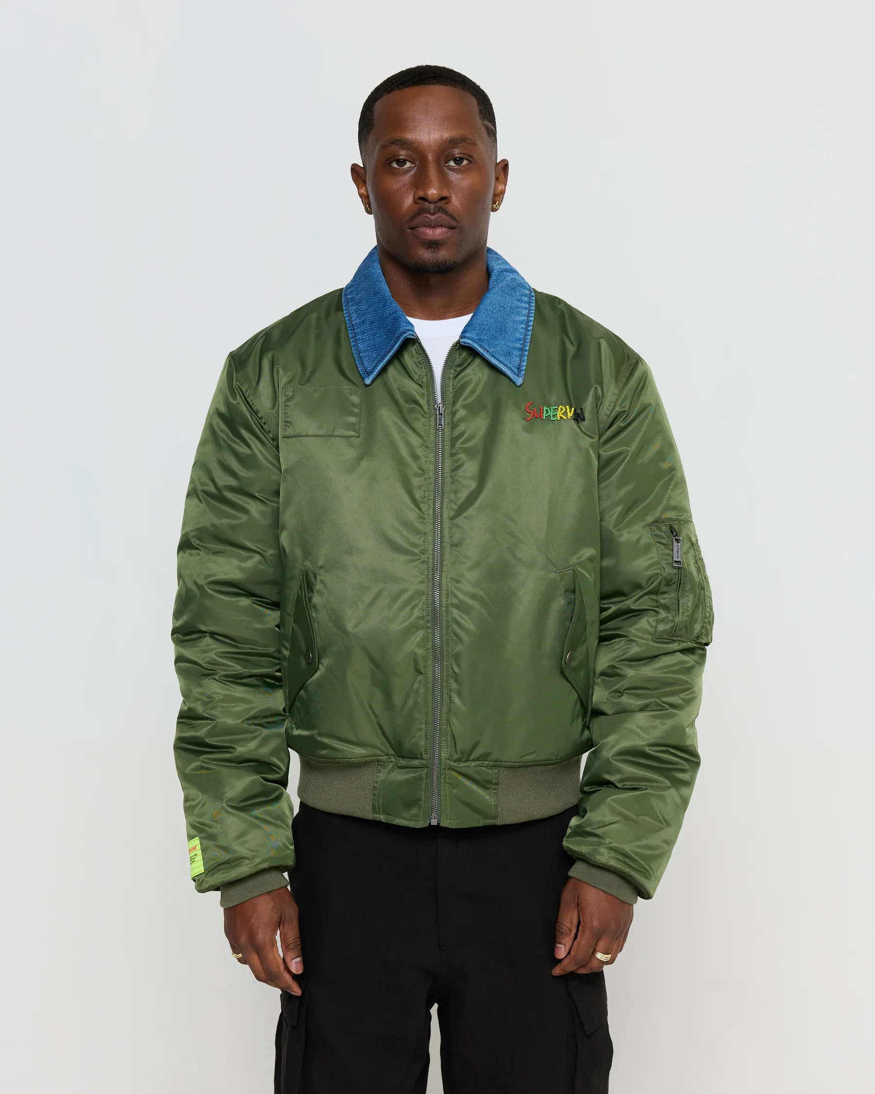 CONTRAST FLIGHT JACKET - Image 4