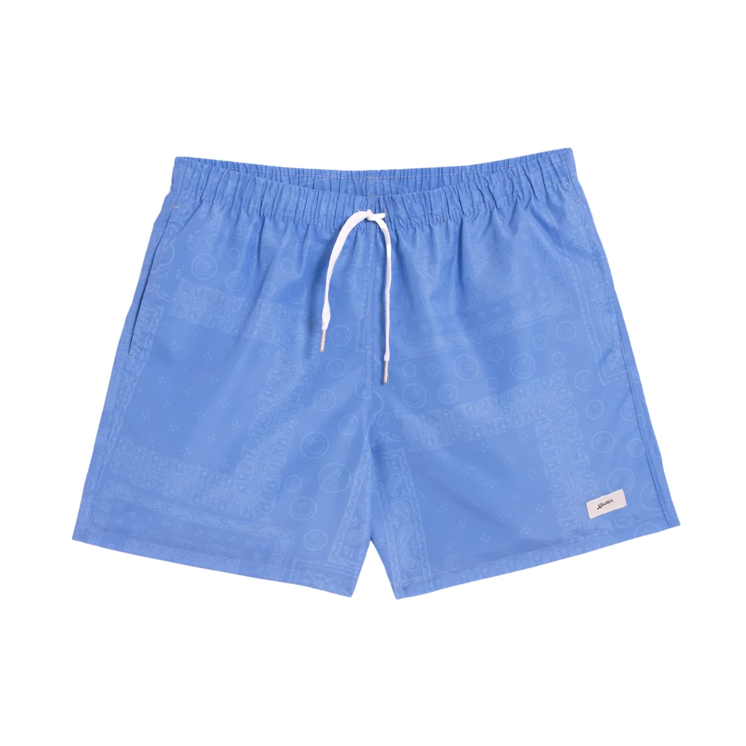 CORNFLOWER TONAL BANDANA SWIM TRUNK