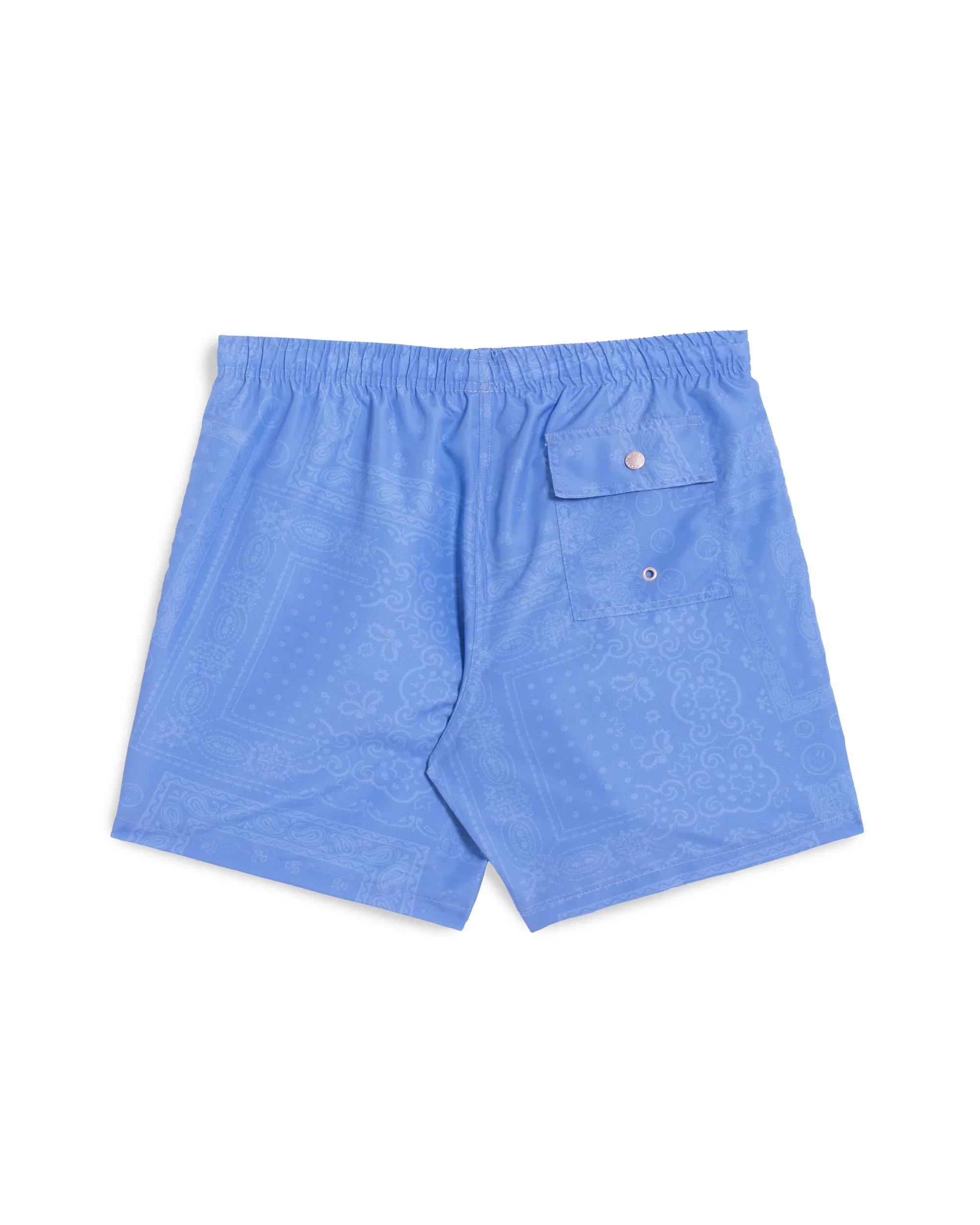 CORNFLOWER TONAL BANDANA SWIM TRUNK - Image 3