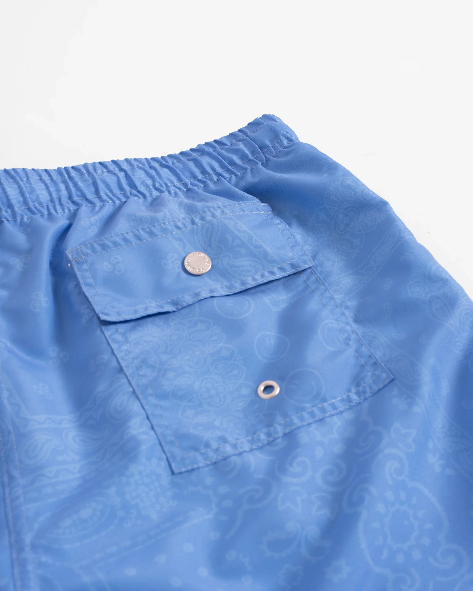CORNFLOWER TONAL BANDANA SWIM TRUNK - Image 4