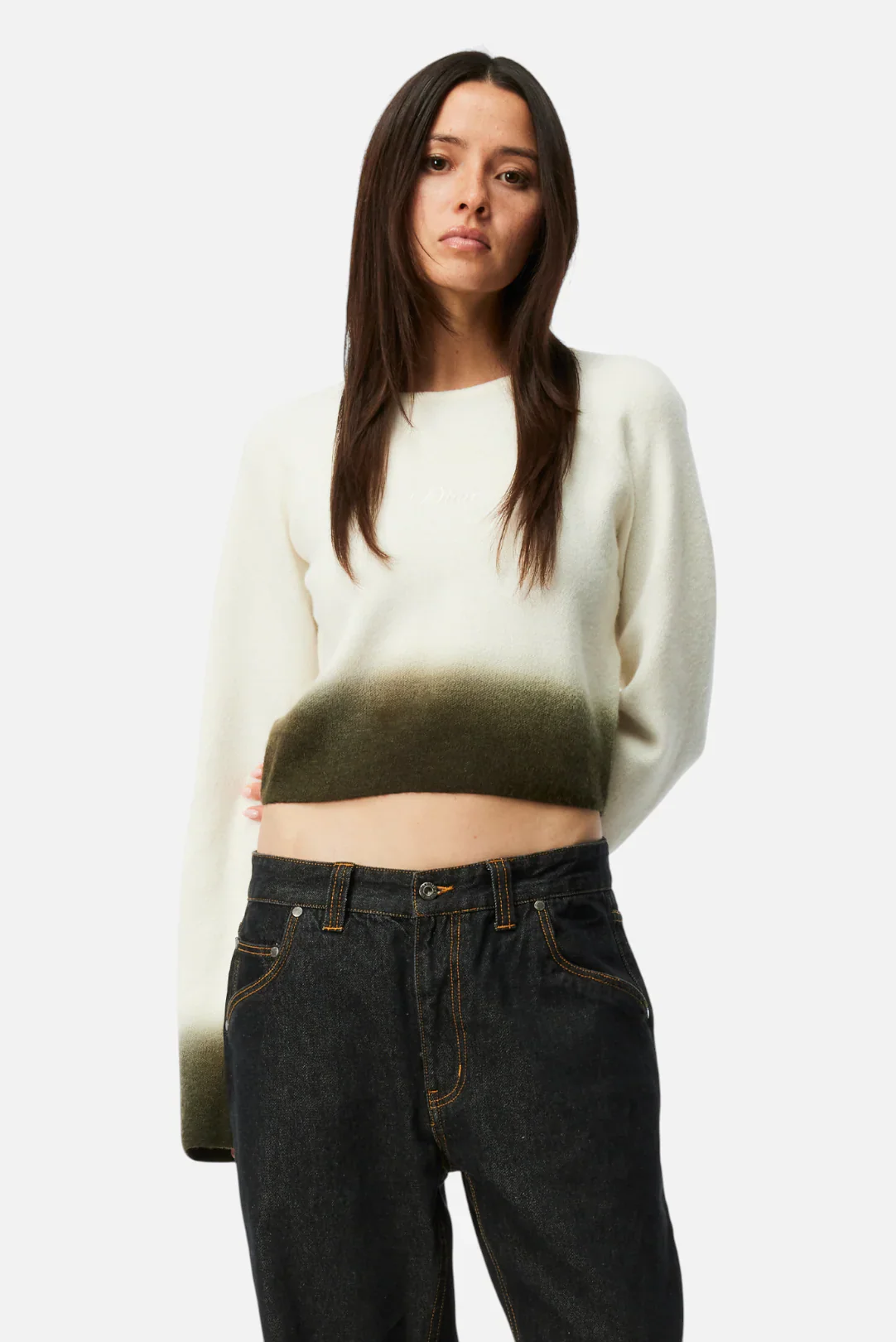 W CROPPED MOHAIR KNIT - Image 2
