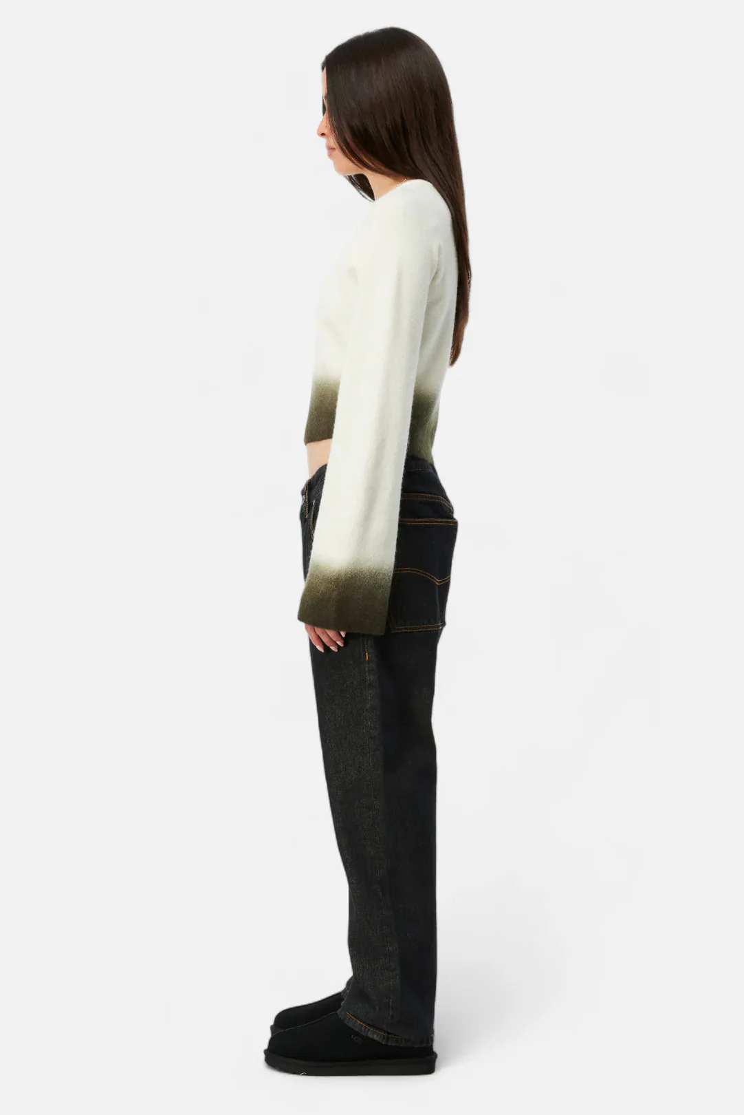 W CROPPED MOHAIR KNIT - Image 4