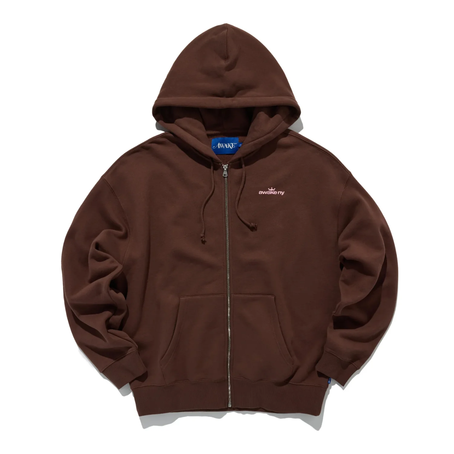 CROWN LOGO FULL-ZIP HOODIE