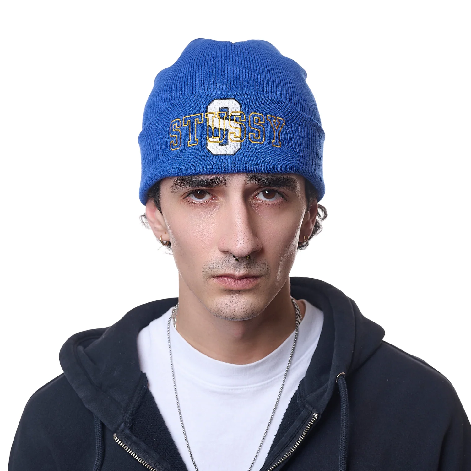 CUFF BEANIE BIG S - BLUE