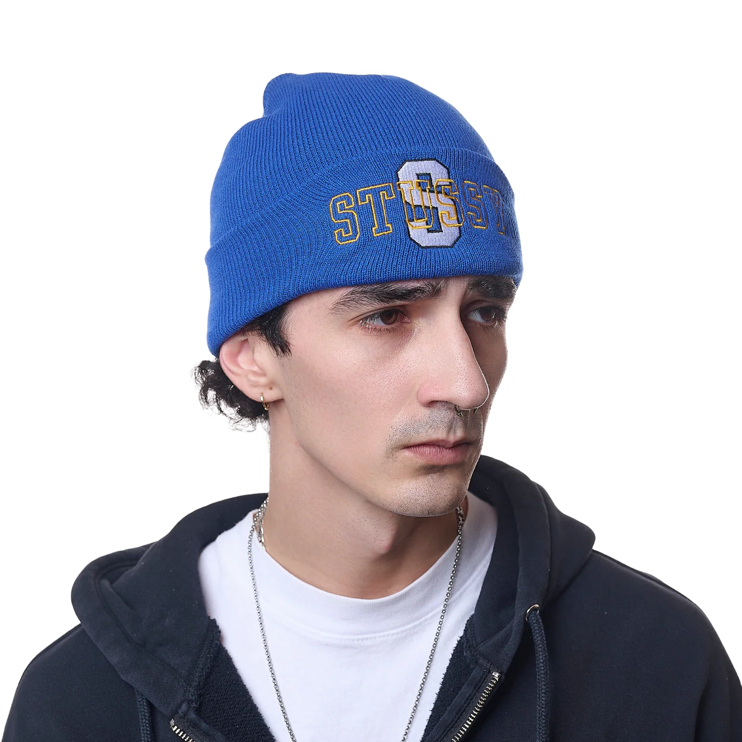 CUFF BEANIE BIG S - BLUE - Image 2