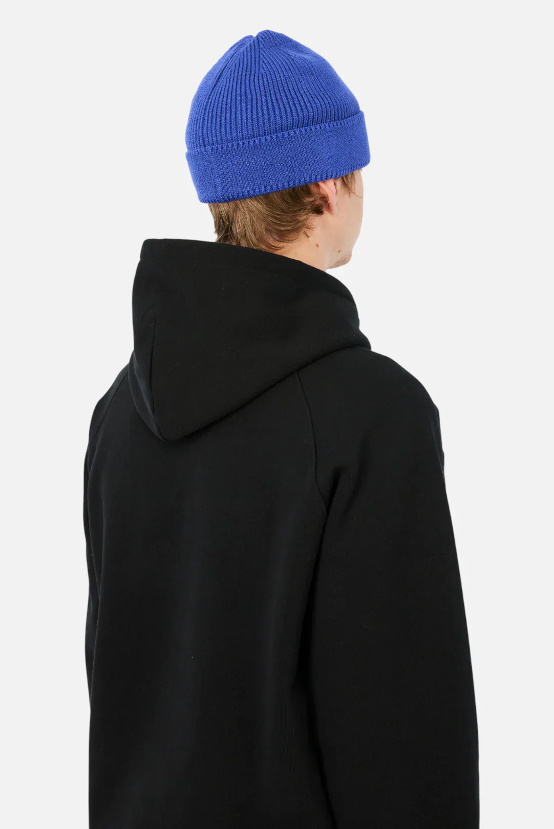 CURSIVE RIB BEANIE - PURPLE - Image 5