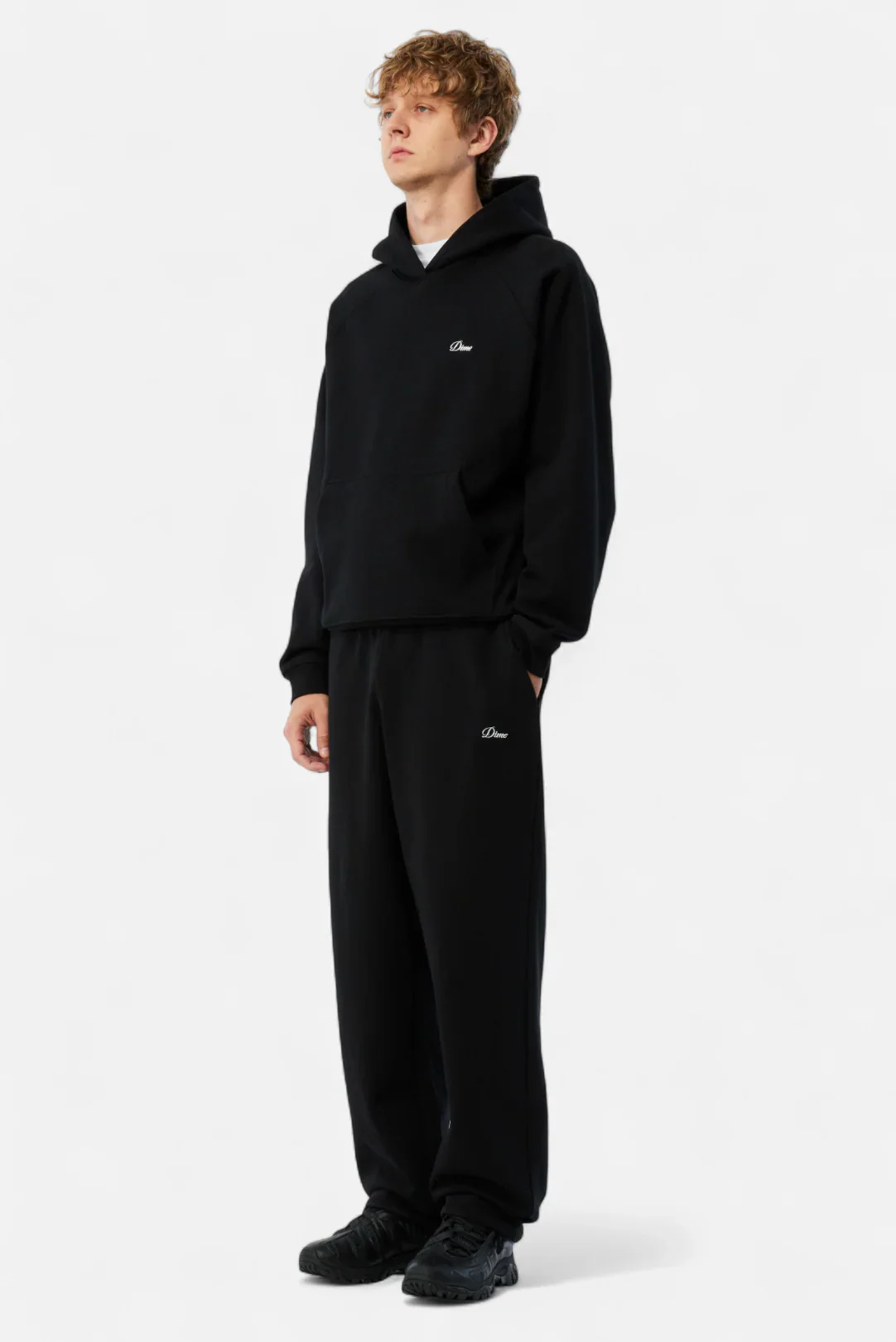 CURSIVE SMALL LOGO HOODIE - Image 2