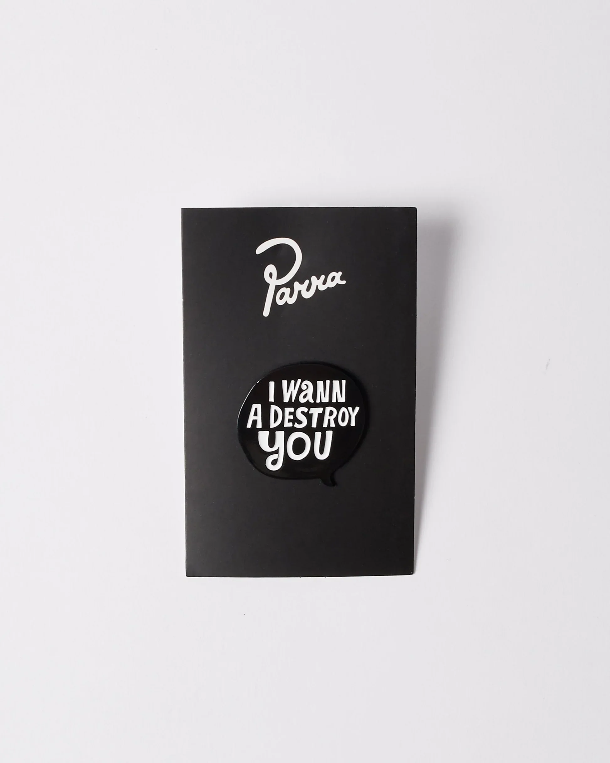 DESTROY YOU ENAMEL PIN - BLACK - Image 3