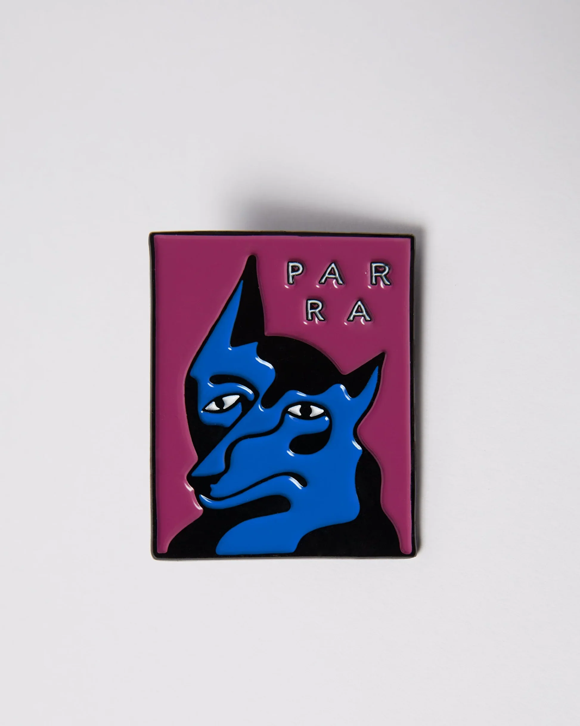 DOGFACE ENAMEL PIN - WASHED MAGENTA - Image 2