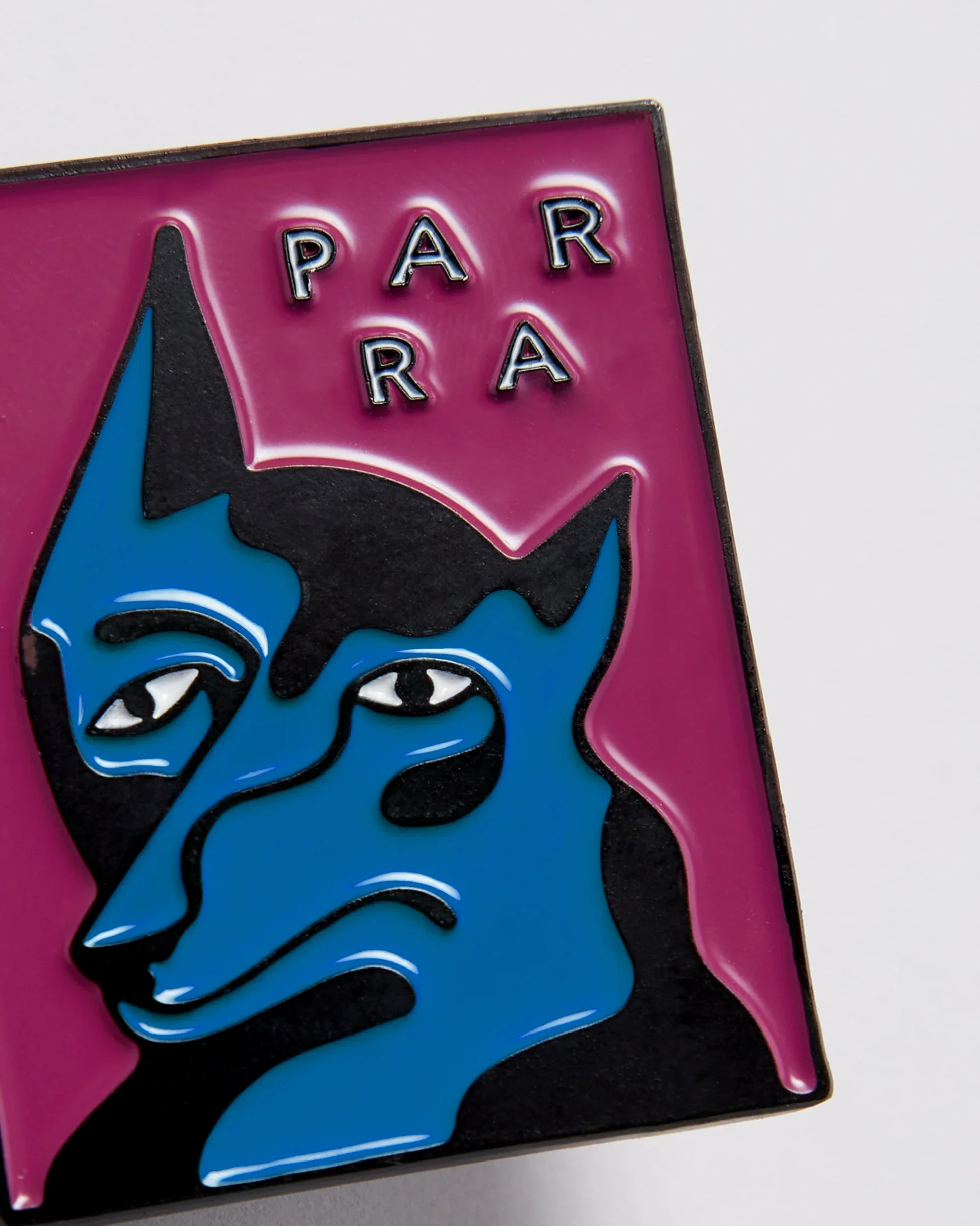 DOGFACE ENAMEL PIN - WASHED MAGENTA - Image 3