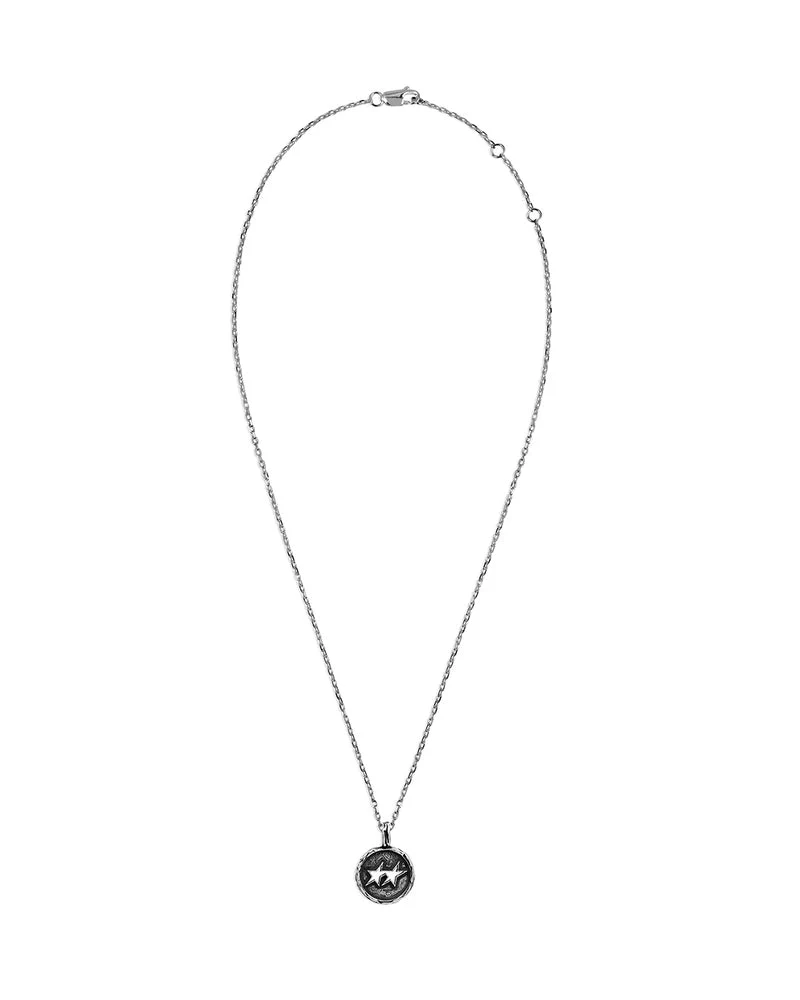 DRAFT ICON MELTED NECKLACE - SILVER - Image 4