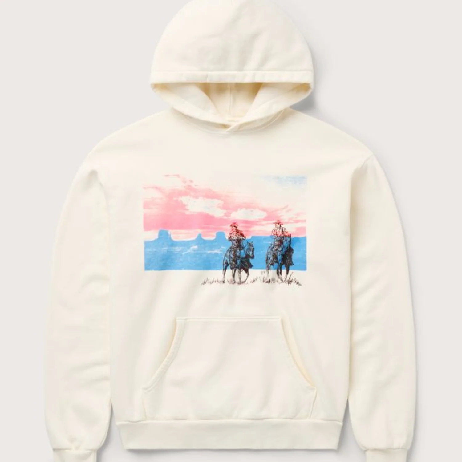 DRIFTING A BLUE PULLOVER HOODIE