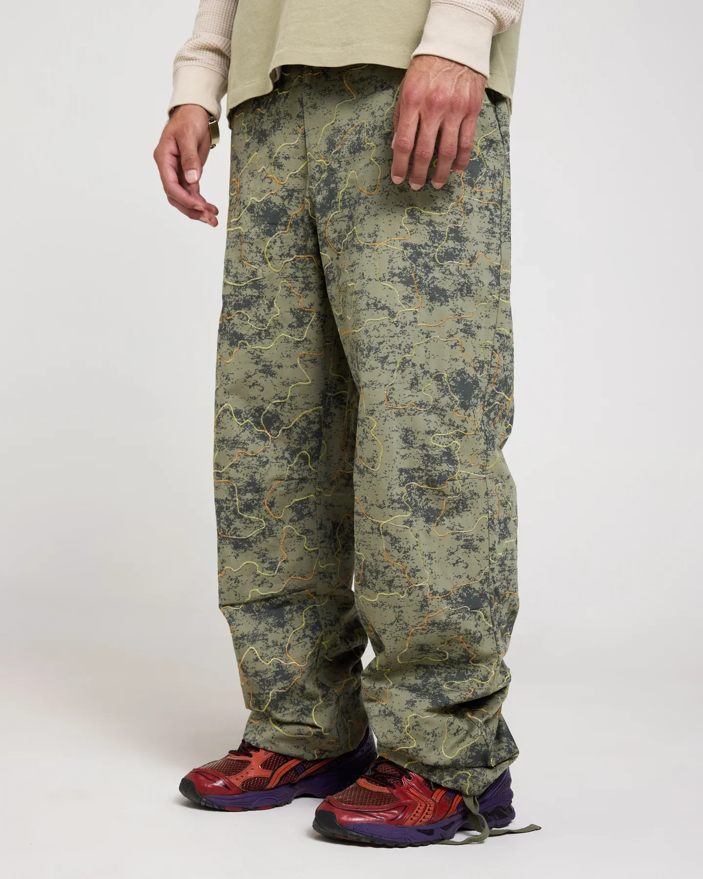 EMBROIDERED CAMP PANT - Image 3