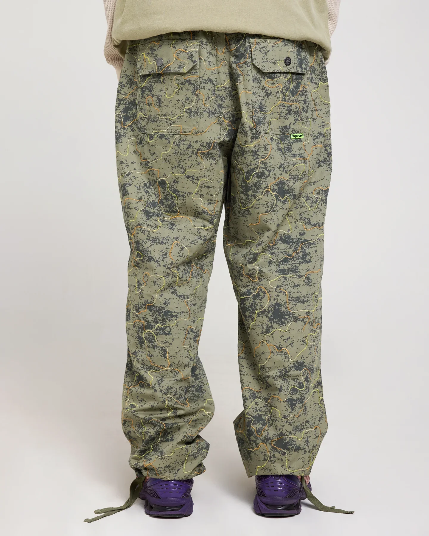 EMBROIDERED CAMP PANT - Image 4