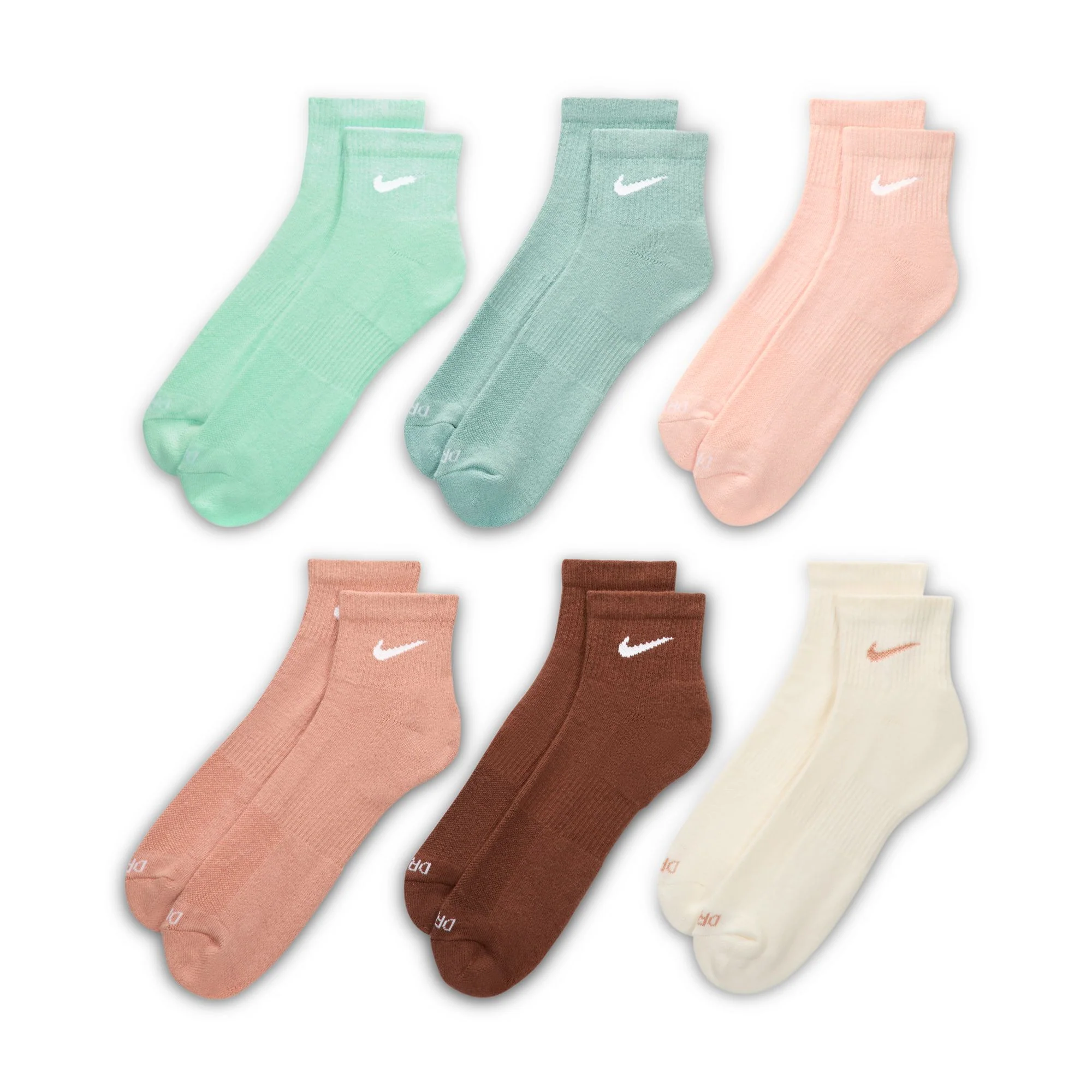 EVERYDAY PLUS CUSHIONED TRAINING ANKLE SOCKS (6 PAIRS) - Image 2
