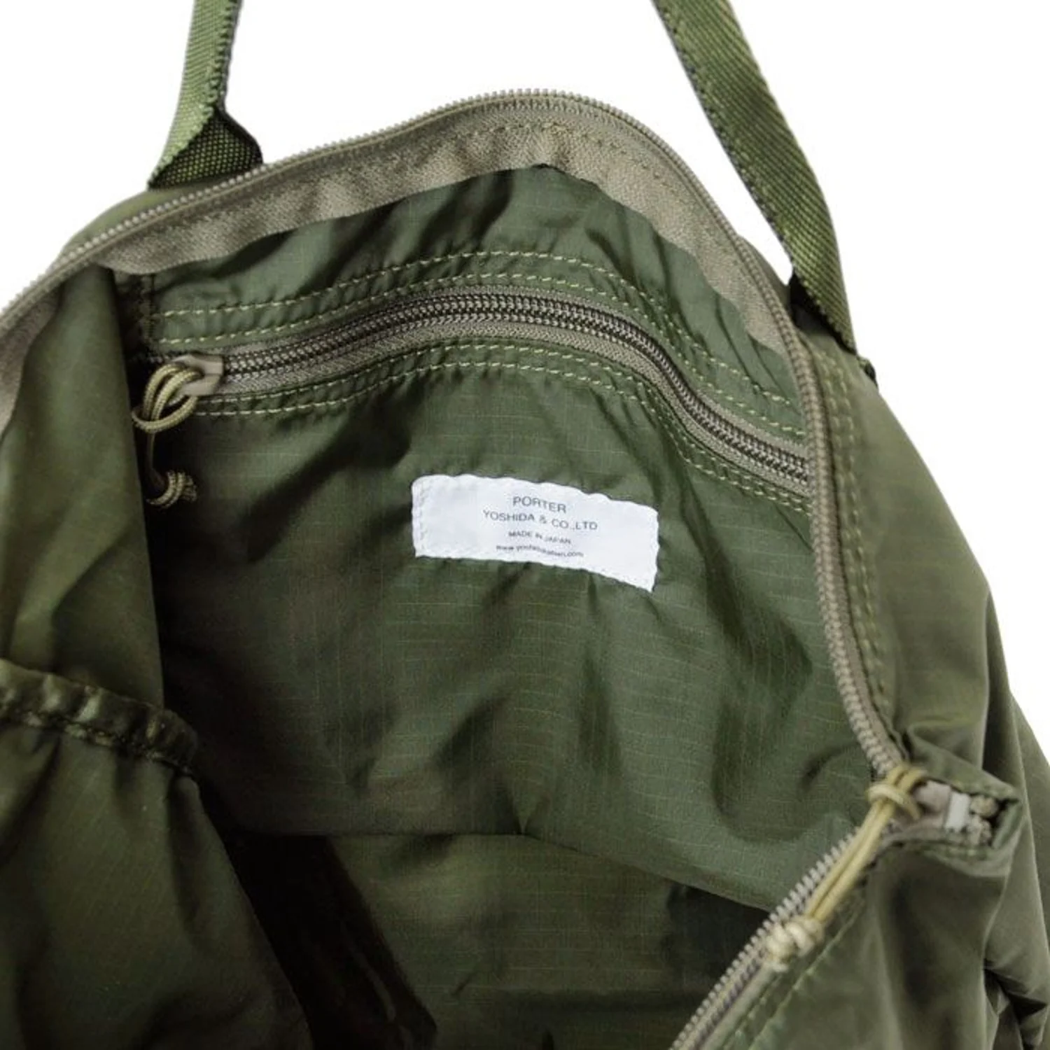 FLEX 2WAY TOTE BAG - OLIVE DRAB - Image 7