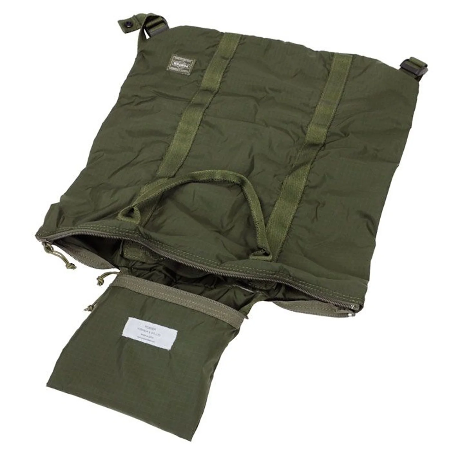 FLEX 2WAY TOTE BAG - OLIVE DRAB - Image 9