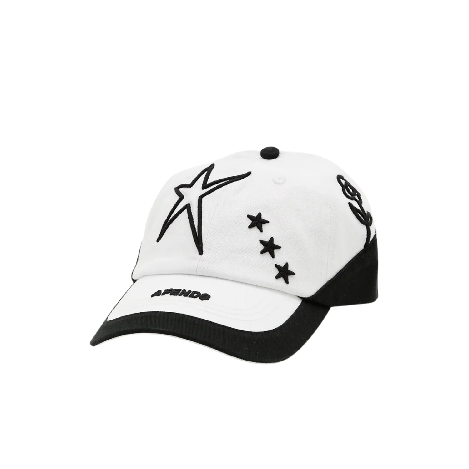 GAMES PANELLED CAP - WHITE/BLACK