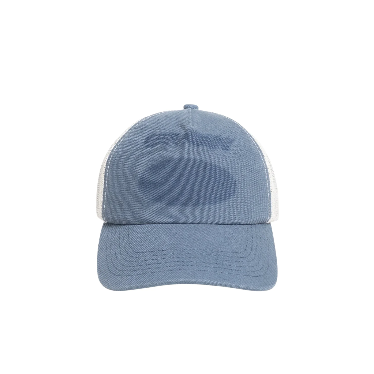 GHOST LOGO TRUCKER HAT - BLUE