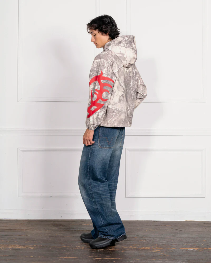 HUNT CANVAS PONCHO HOODIE - Image 3