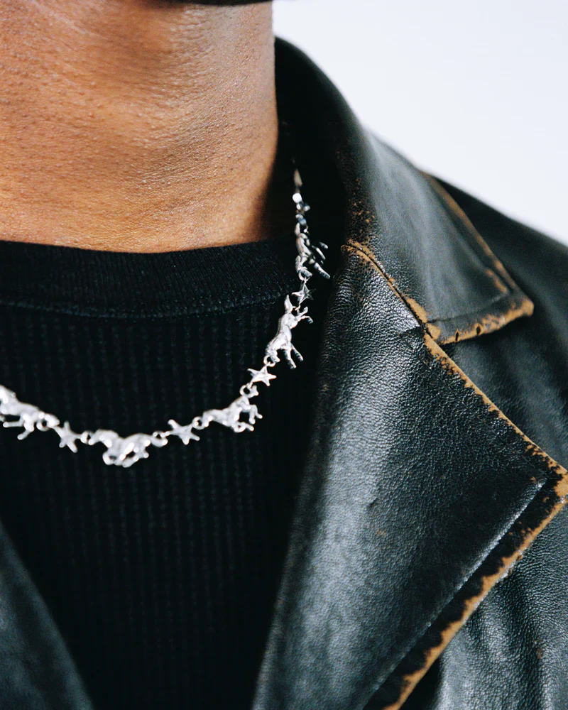 ICON WILD HORSE NECKLACE - SILVER - Image 3