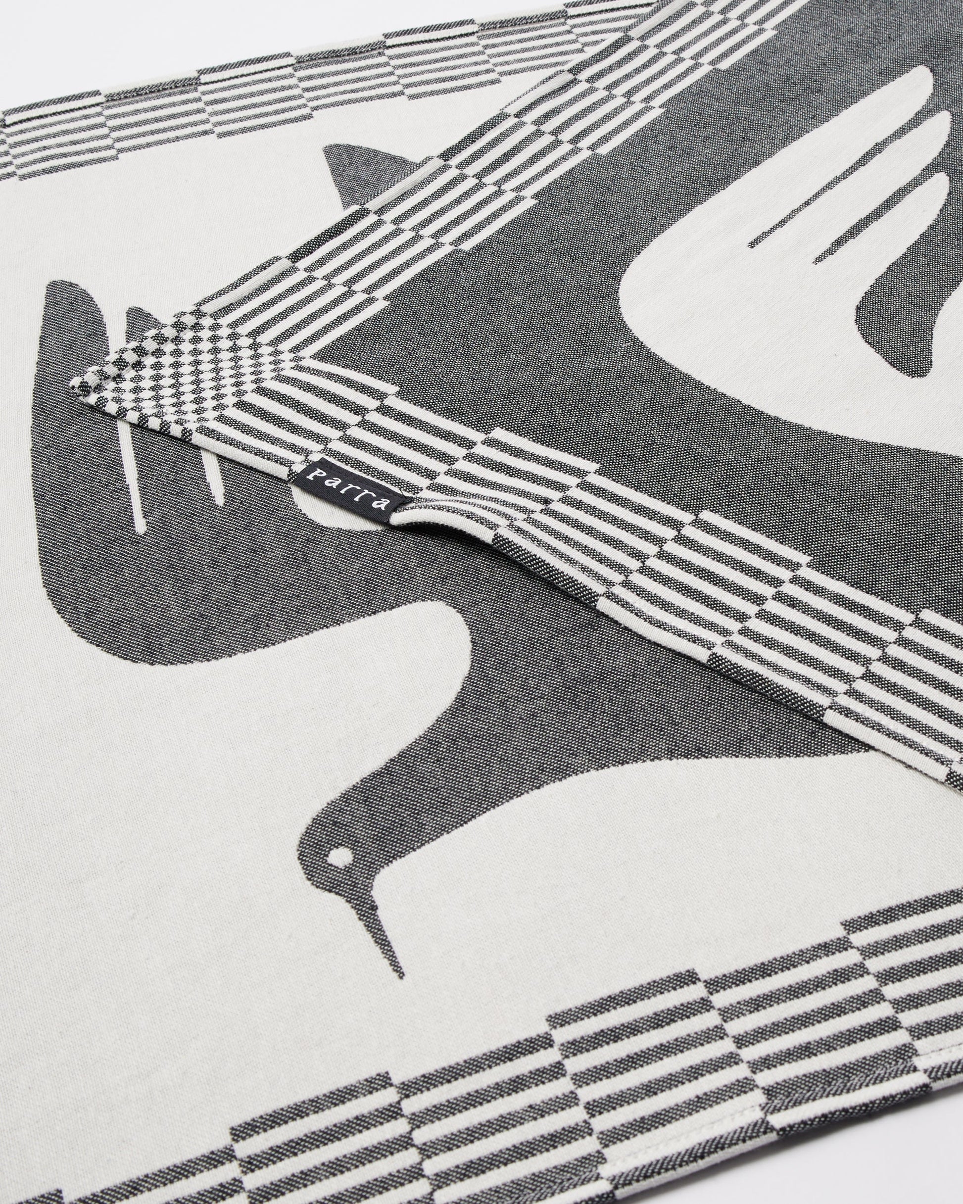 INFINITE KITCHEN BIRD TOWEL SET - BLACK - Image 4