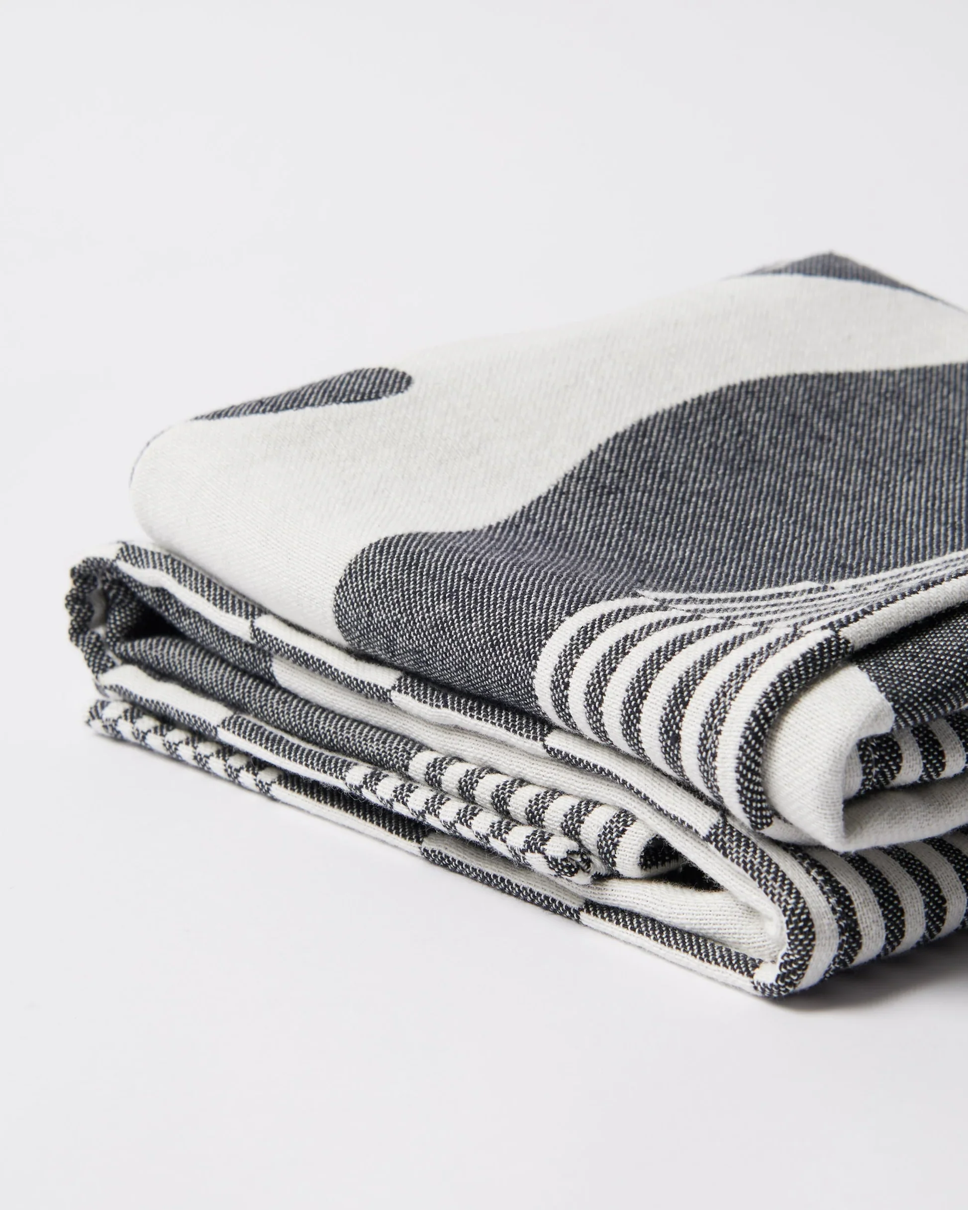 INFINITE KITCHEN BIRD TOWEL SET - BLACK - Image 8