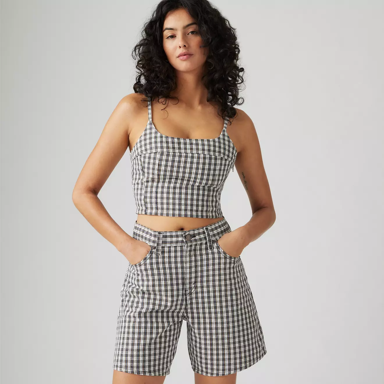 W JADINE DENIM CAMI TANK - Image 2