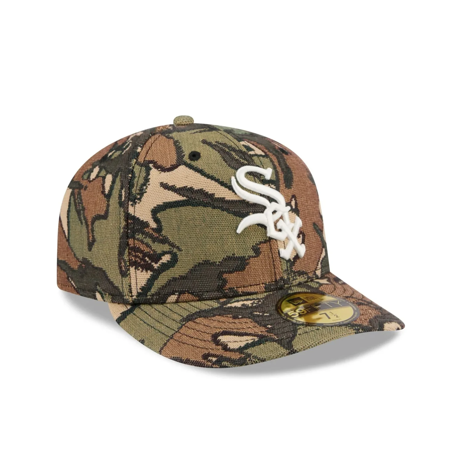 JACQUARD CAMO 59FIFTY PRE-CURVED CAP - CHICAGO WHITE SOX - Image 3