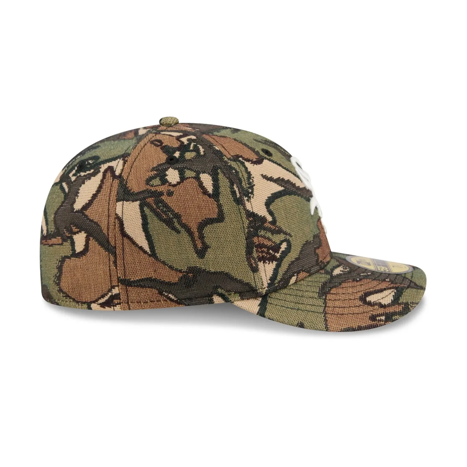 JACQUARD CAMO 59FIFTY PRE-CURVED CAP - CHICAGO WHITE SOX - Image 5