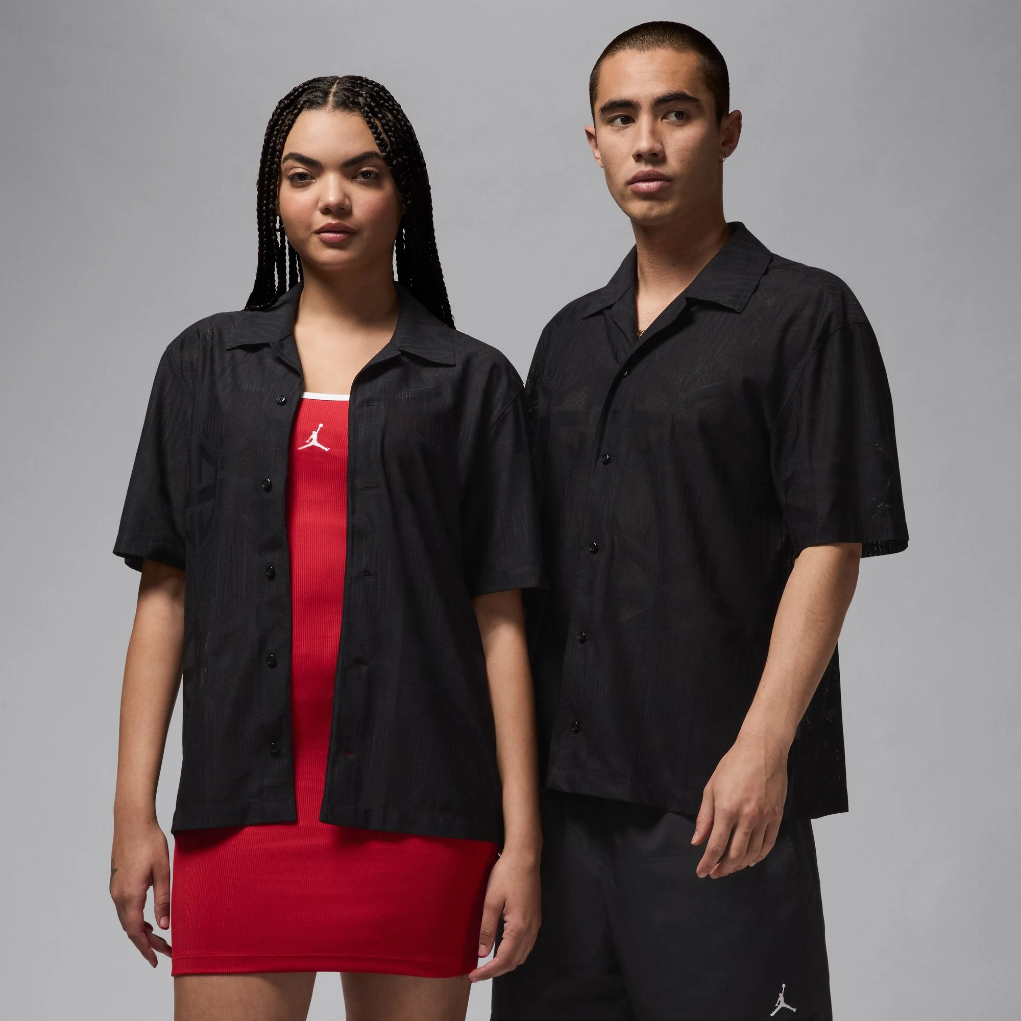 JORDAN FLIGHT SHORT SLEEVE KNIT TOP