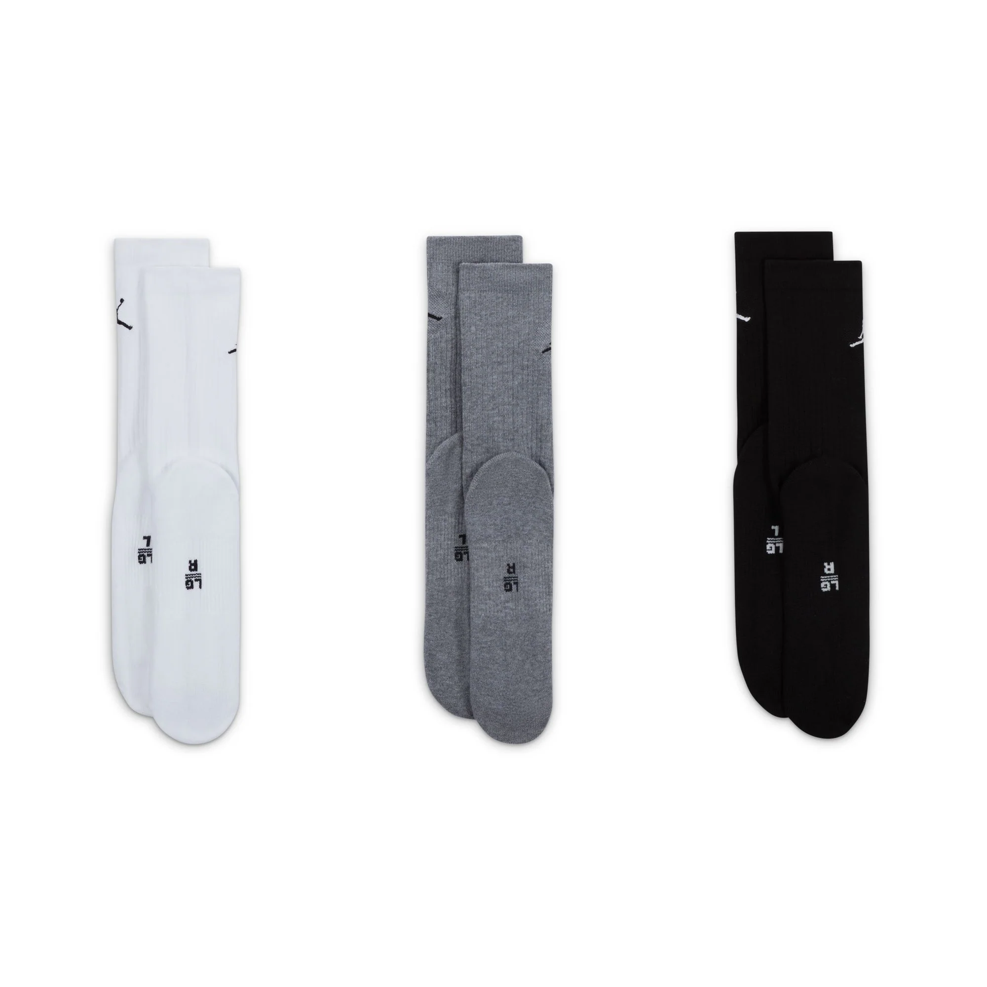 JORDAN EVERYDAY CUSHION CREW SOCK 3 PK - Image 3