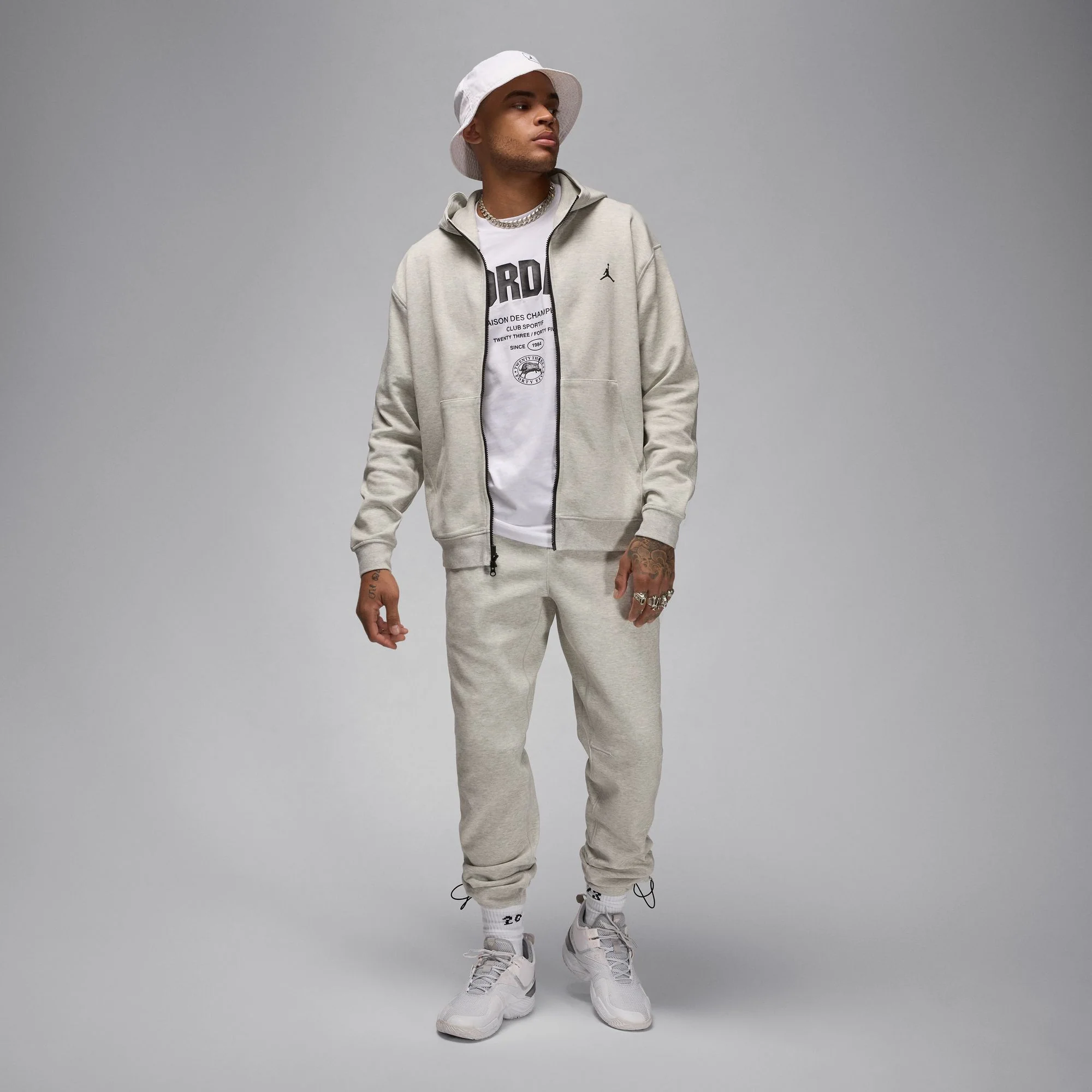 JORDAN SPORT HOOP FLEECE FULL ZIP HOODIE - Image 2