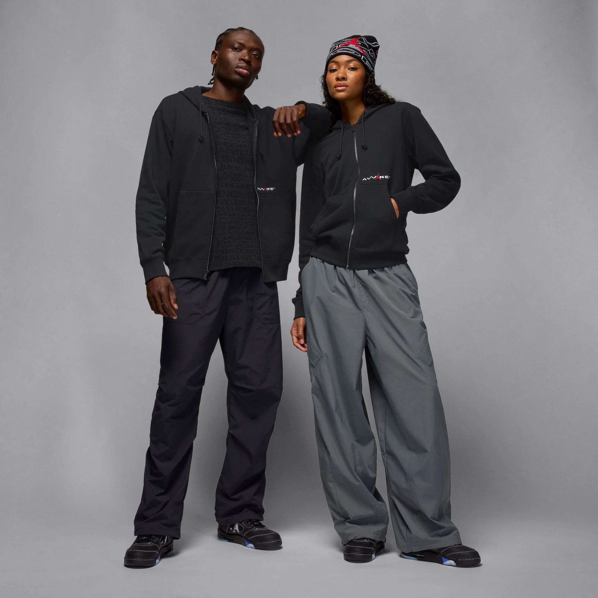 JORDAN X AWAKE NY FULL-ZIP FLEECE HOODIE - Image 2